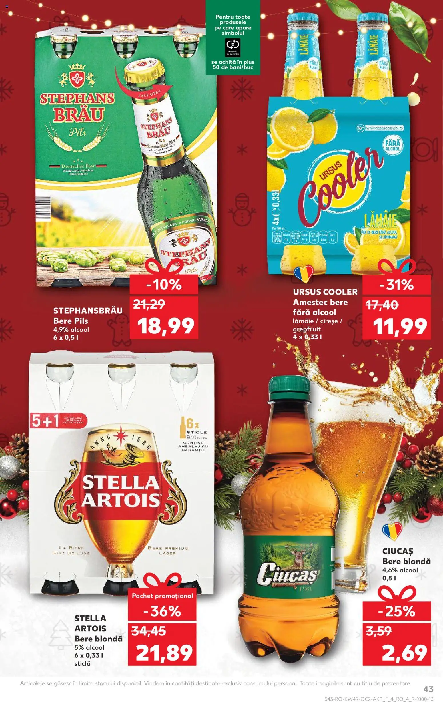Catalog Kaufland 3 - 8 Decembrie 2025 | Pagina 43 | Produse: Bere, Cireșe, Lămâie