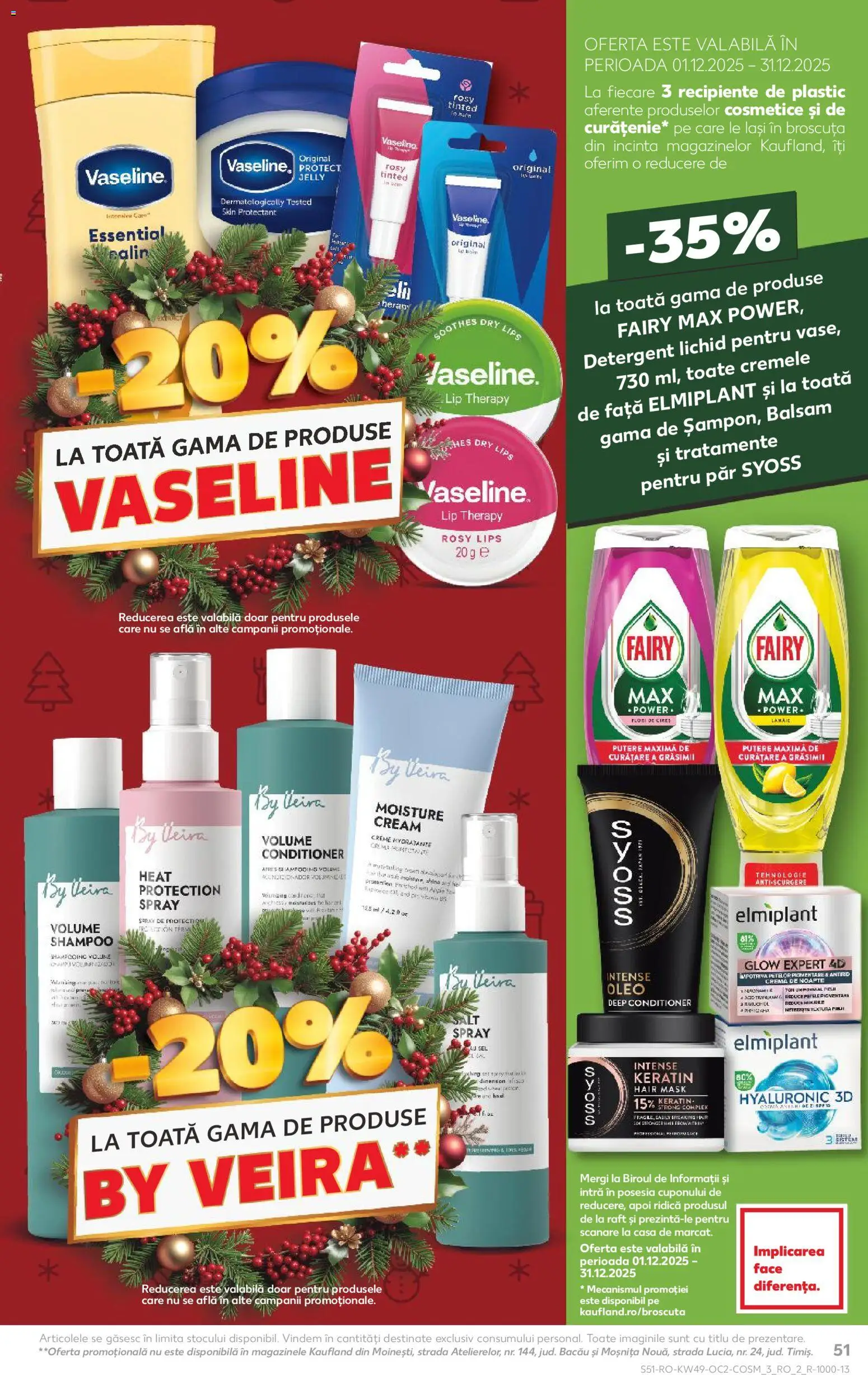 Catalog Kaufland 3 - 8 Decembrie 2025 | Pagina 51 | Produse: Cremă de noapte, Raft, Recipiente, Detergent