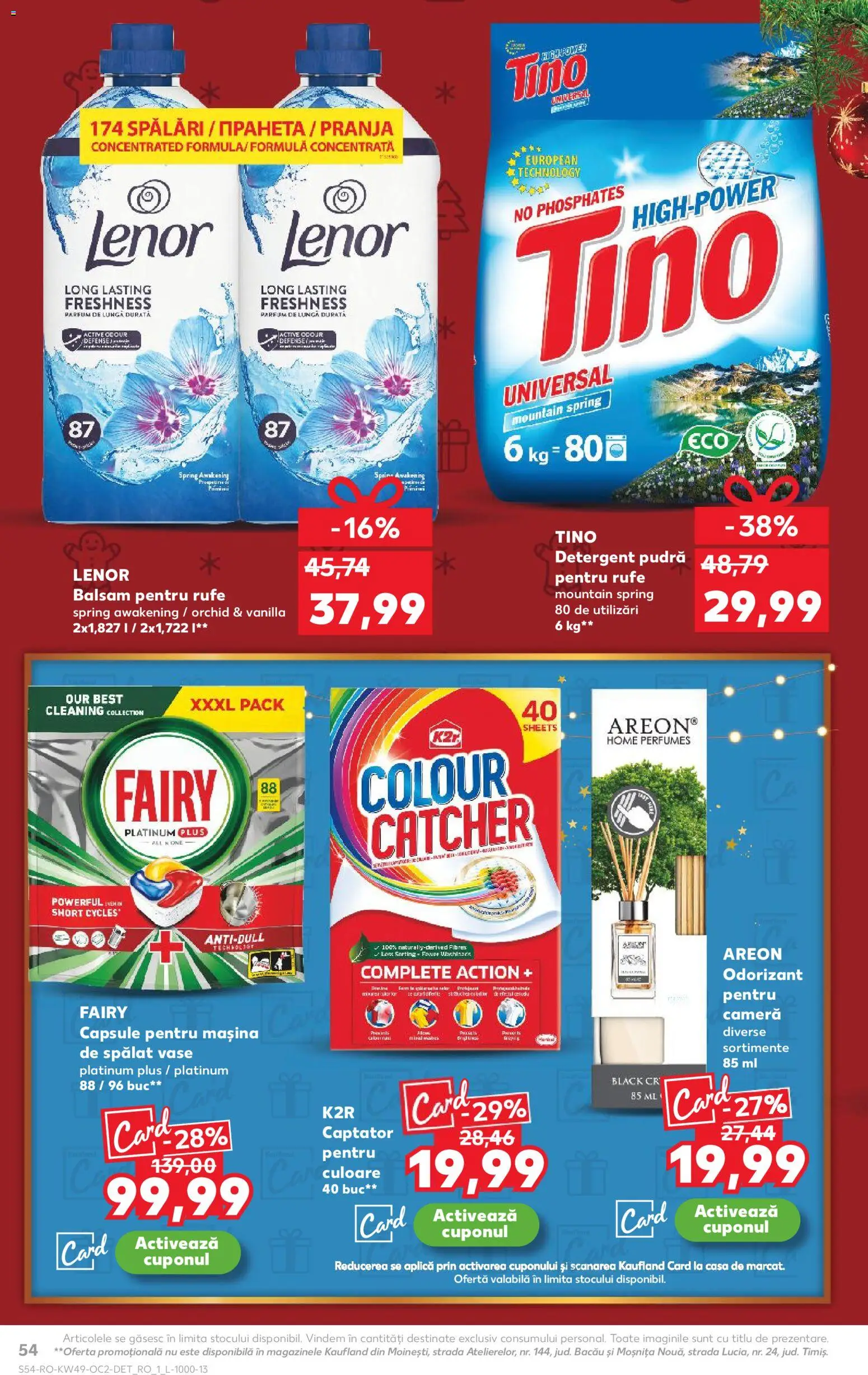 Catalog Kaufland 3 - 8 Decembrie 2025 | Pagina 54 | Produse: Cameră, Parfum, Pudră, Capsule pentru mașina de spălat