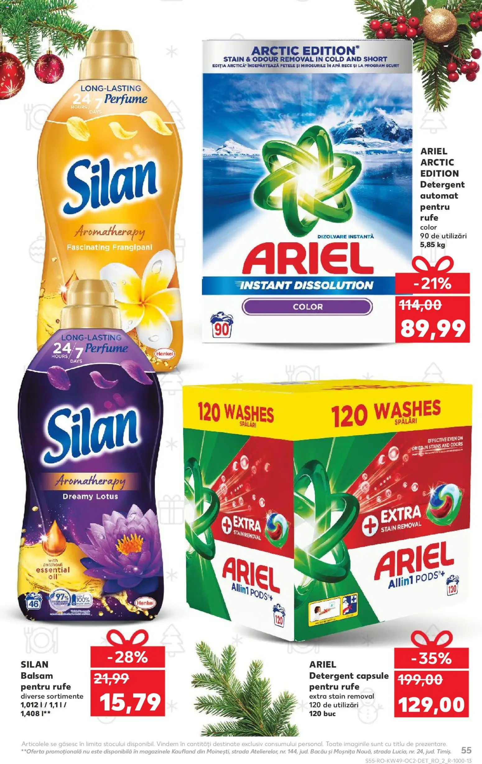 Catalog Kaufland 3 - 8 Decembrie 2025 | Pagina 55 | Produse: Kedi Ödül Oyuncakları, Balsam, Detergent, Apă