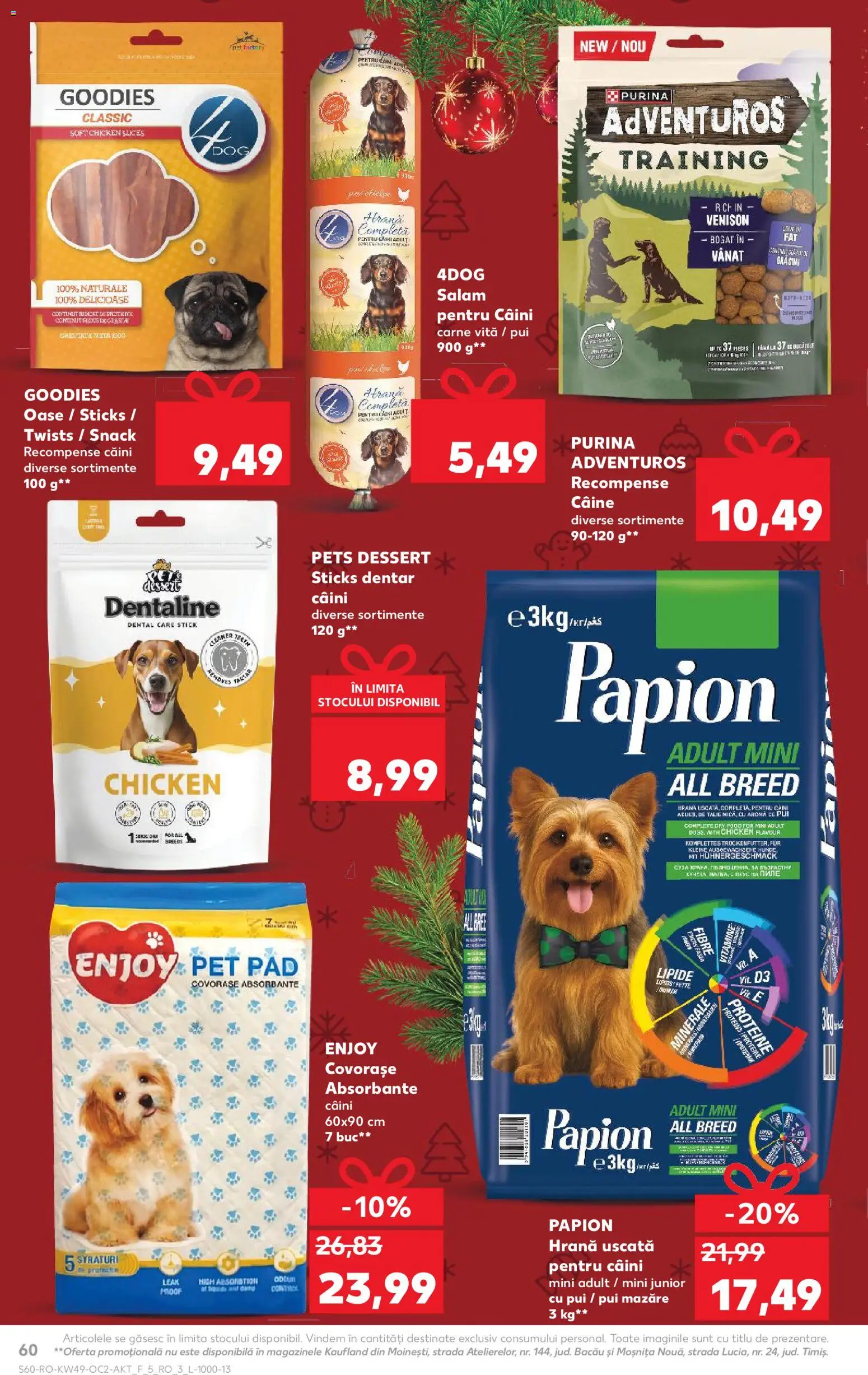 Catalog Kaufland 3 - 8 Decembrie 2025 | Pagina 60 | Produse: Mazăre, Masaüstü kılıfı, Hacıyatmaz Kedi Oyuncağı, Salam