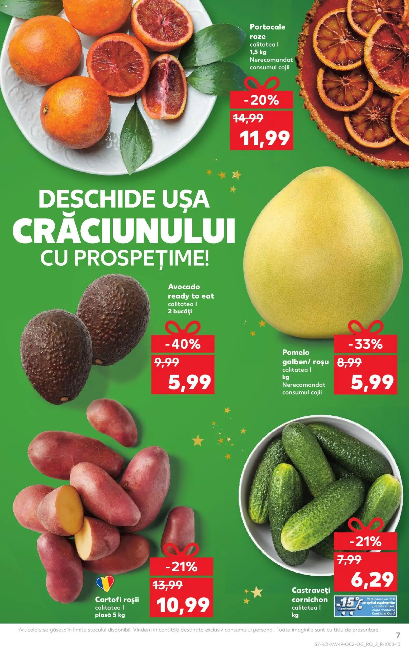Catalog Kaufland 3 - 8 Decembrie 2025 | Pagina 7 | Produse: Portocale, Roșii, Ușă, Cartofi