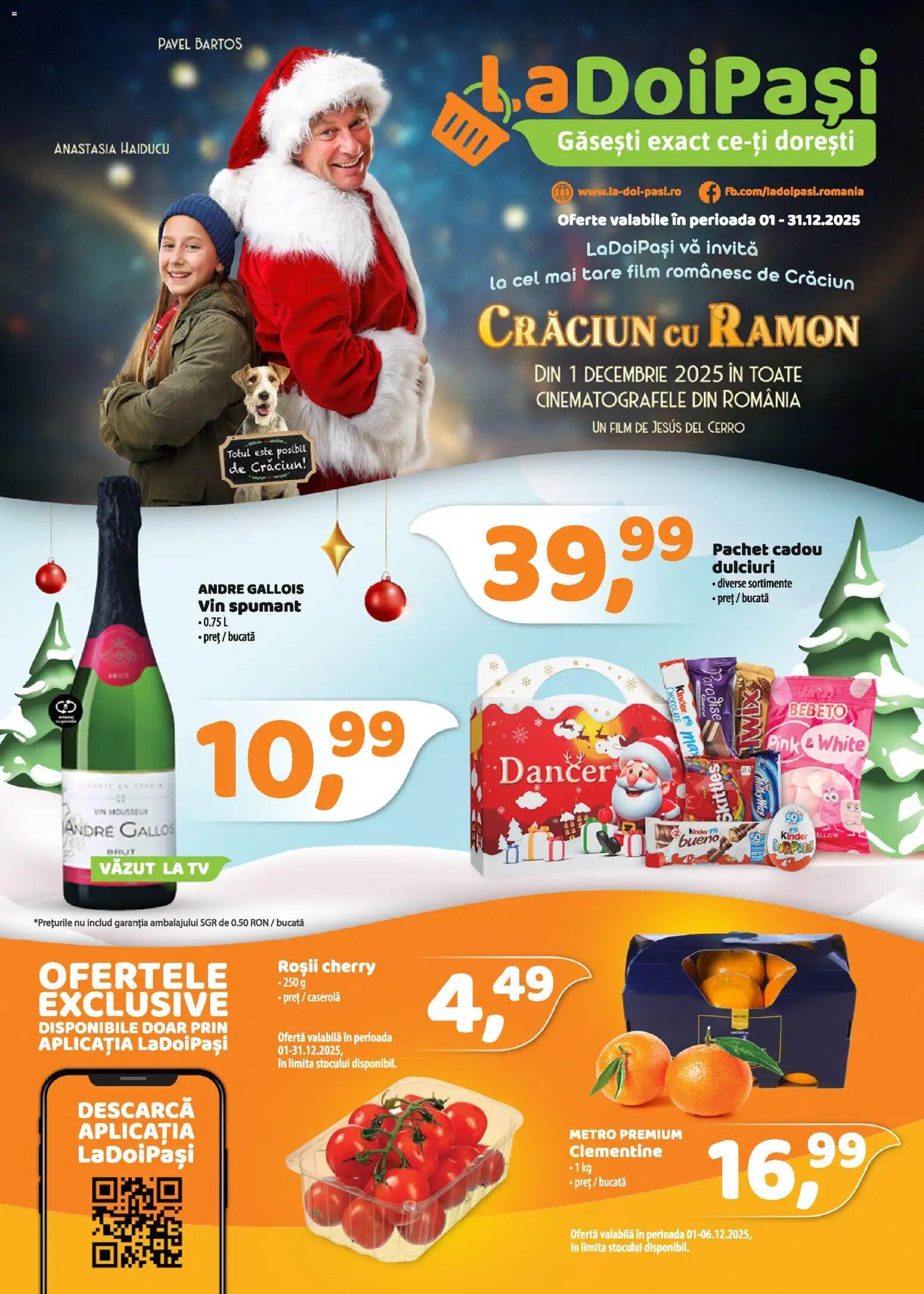 Catalog La Doi Pași 1 - 30 Decembrie 2025 | Pagina 1 | Produse: Vin, Roșii