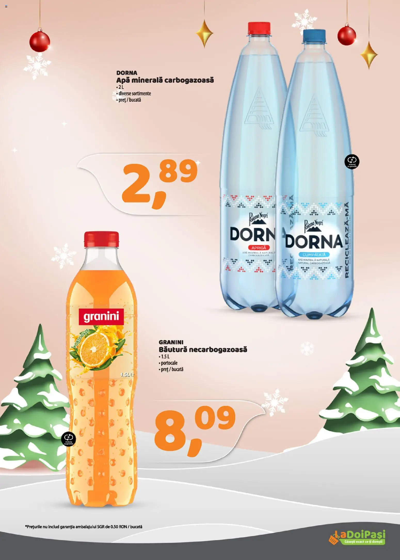 Catalog La Doi Pași 1 - 30 Decembrie 2025 | Pagina 10 | Produse: Yazı tahtası kalemi, Portocale, Apă