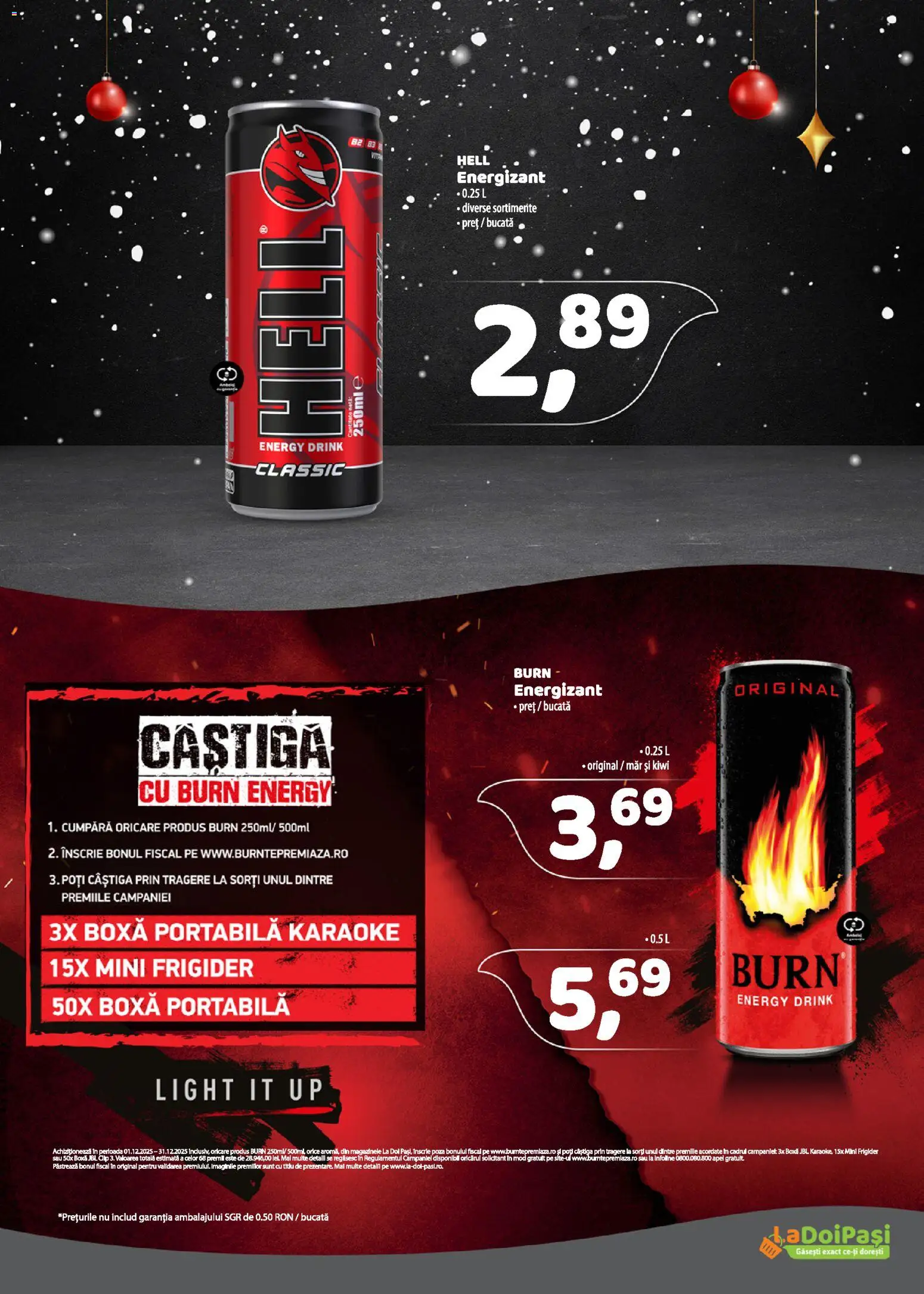 Catalog La Doi Pași 1 - 30 Decembrie 2025 | Pagina 11 | Produse: Frigider, Kiwi, Boxă portabilă