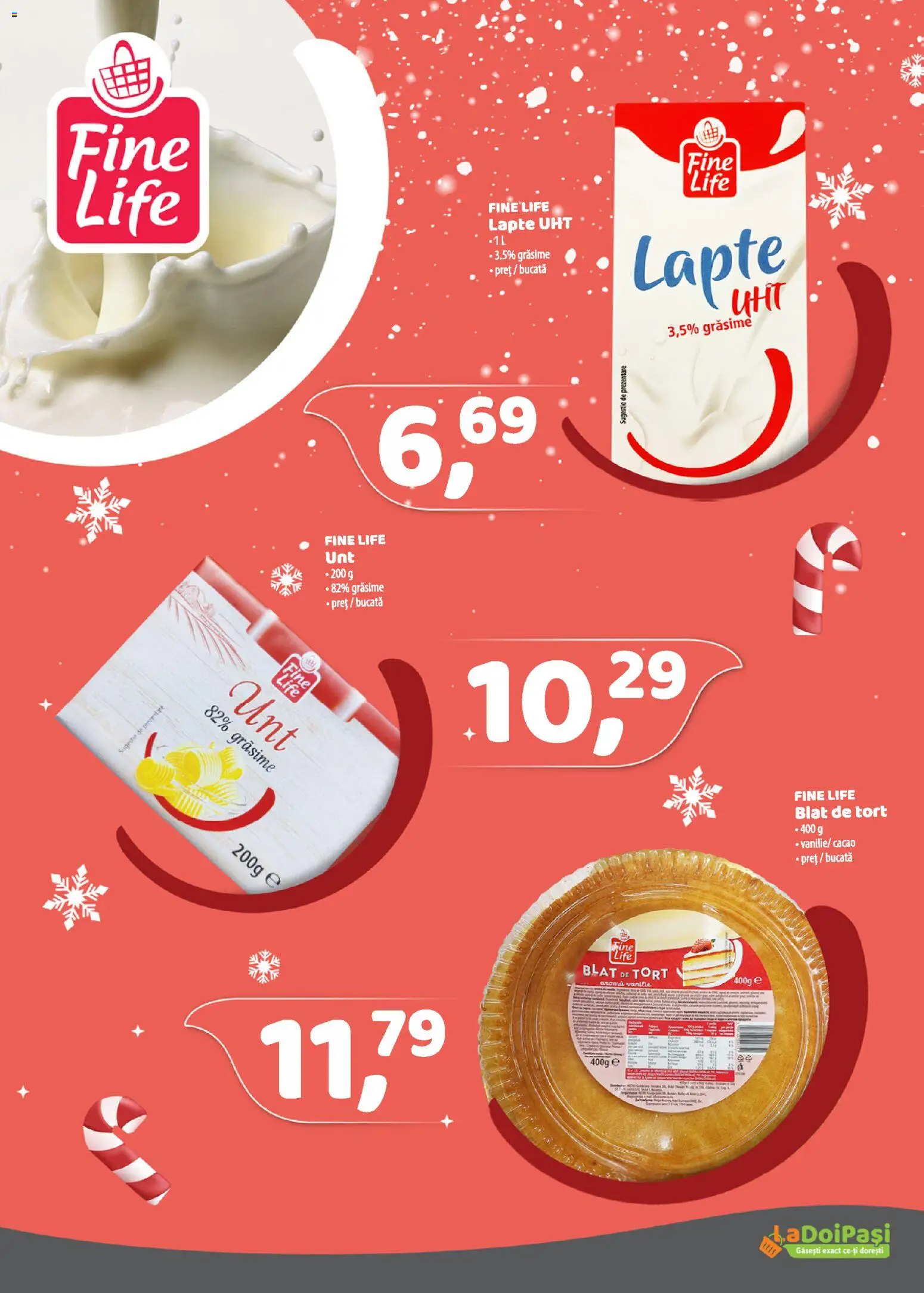 Catalog La Doi Pași 1 - 30 Decembrie 2025 | Pagina 23 | Produse: Tort, Lapte, Cacao
