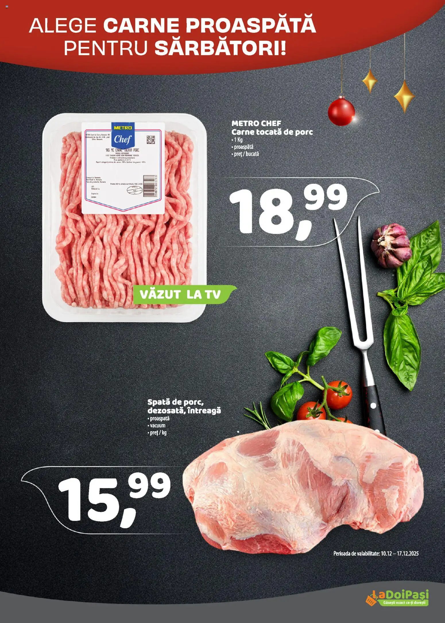 Catalog La Doi Pași 1 - 30 Decembrie 2025 | Pagina 4 | Produse: Carne tocată