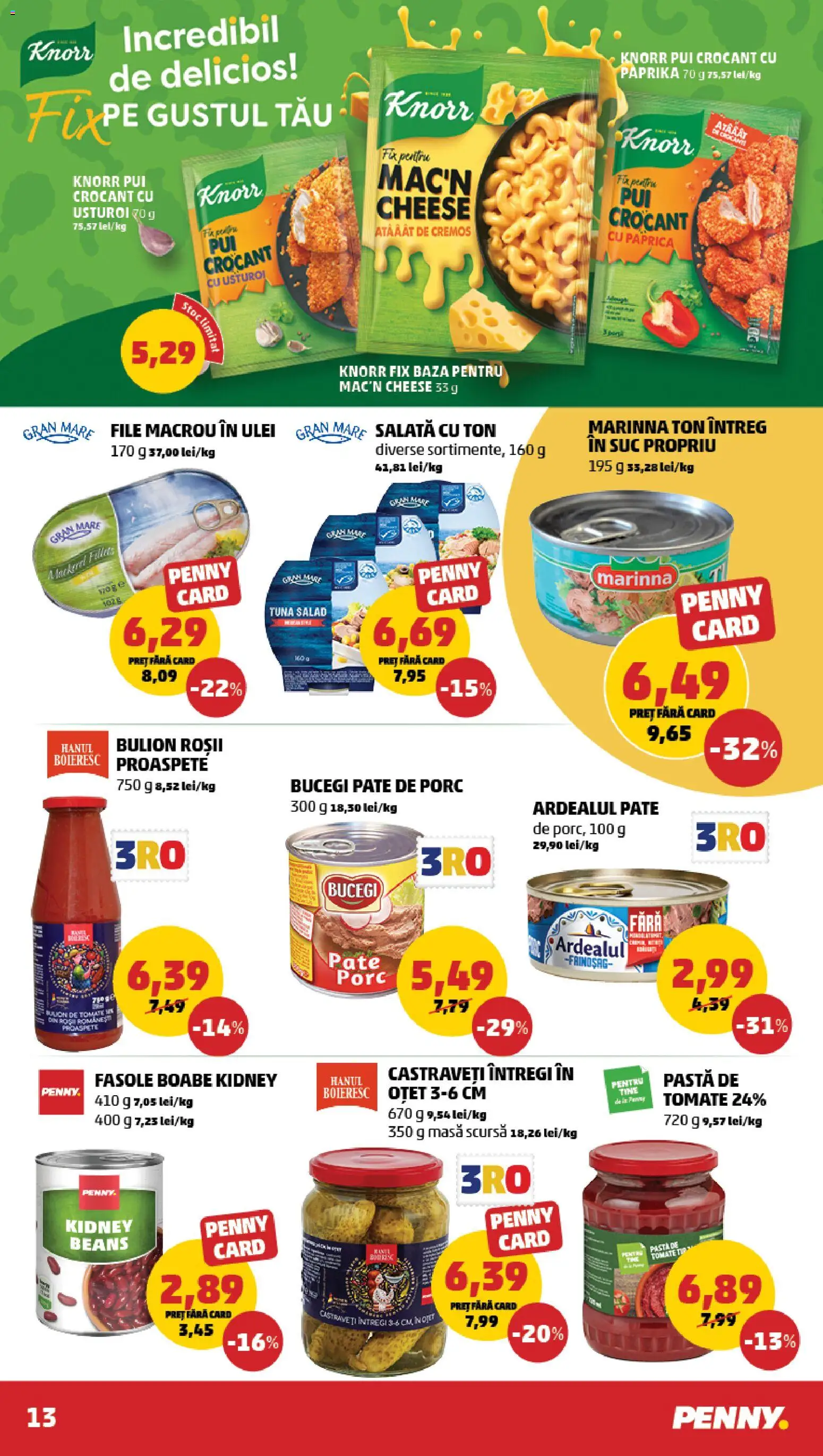 Catalog PENNY Market 3 - 8 Decembrie 2025 | Pagina 13 | Produse: Ulei, Suc, Roșii, Salată