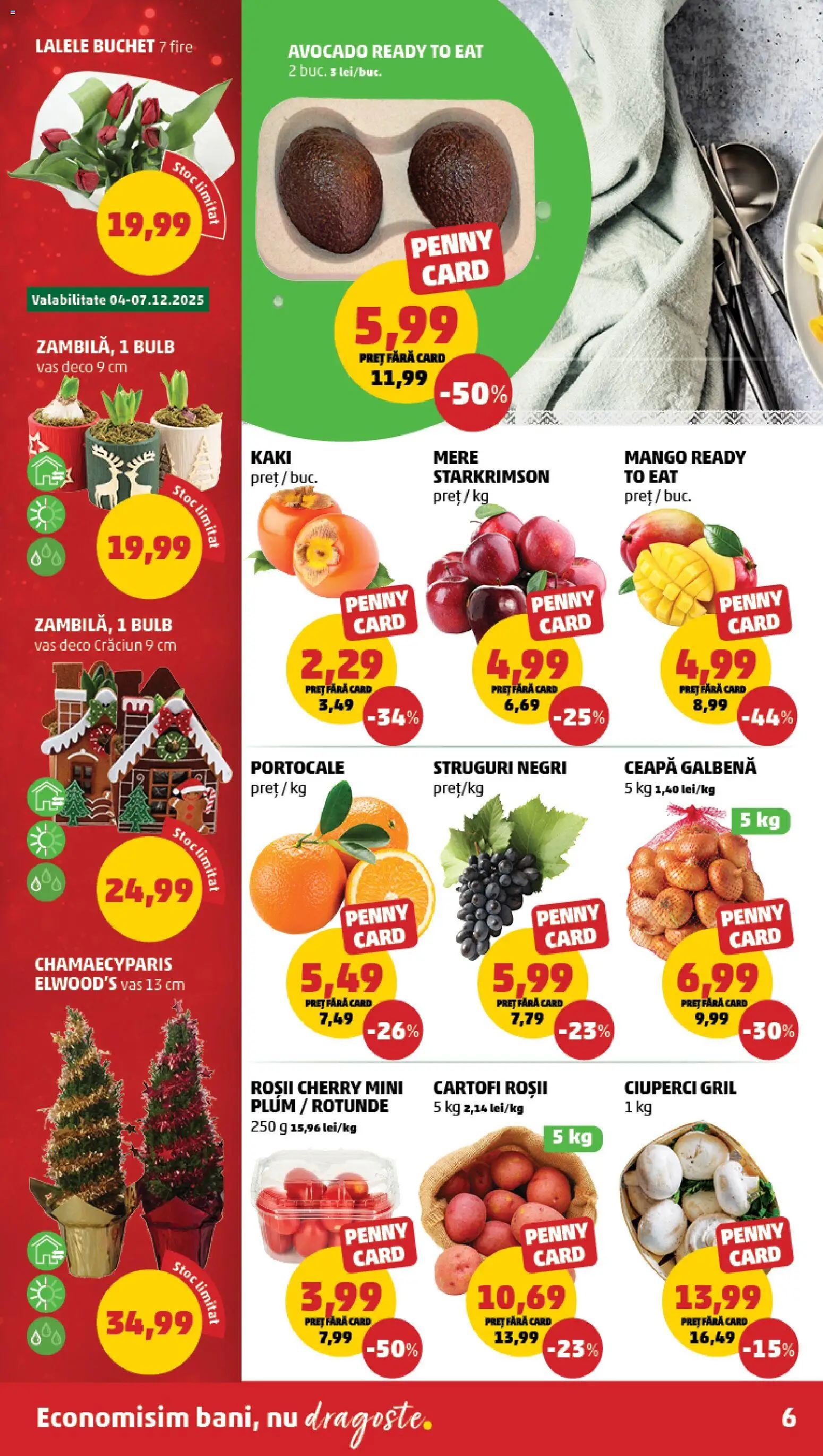 Catalog PENNY Market 3 - 8 Decembrie 2025 | Pagina 6 | Produse: Ceapă galbenă, Portocale, Avocado, Ceapă