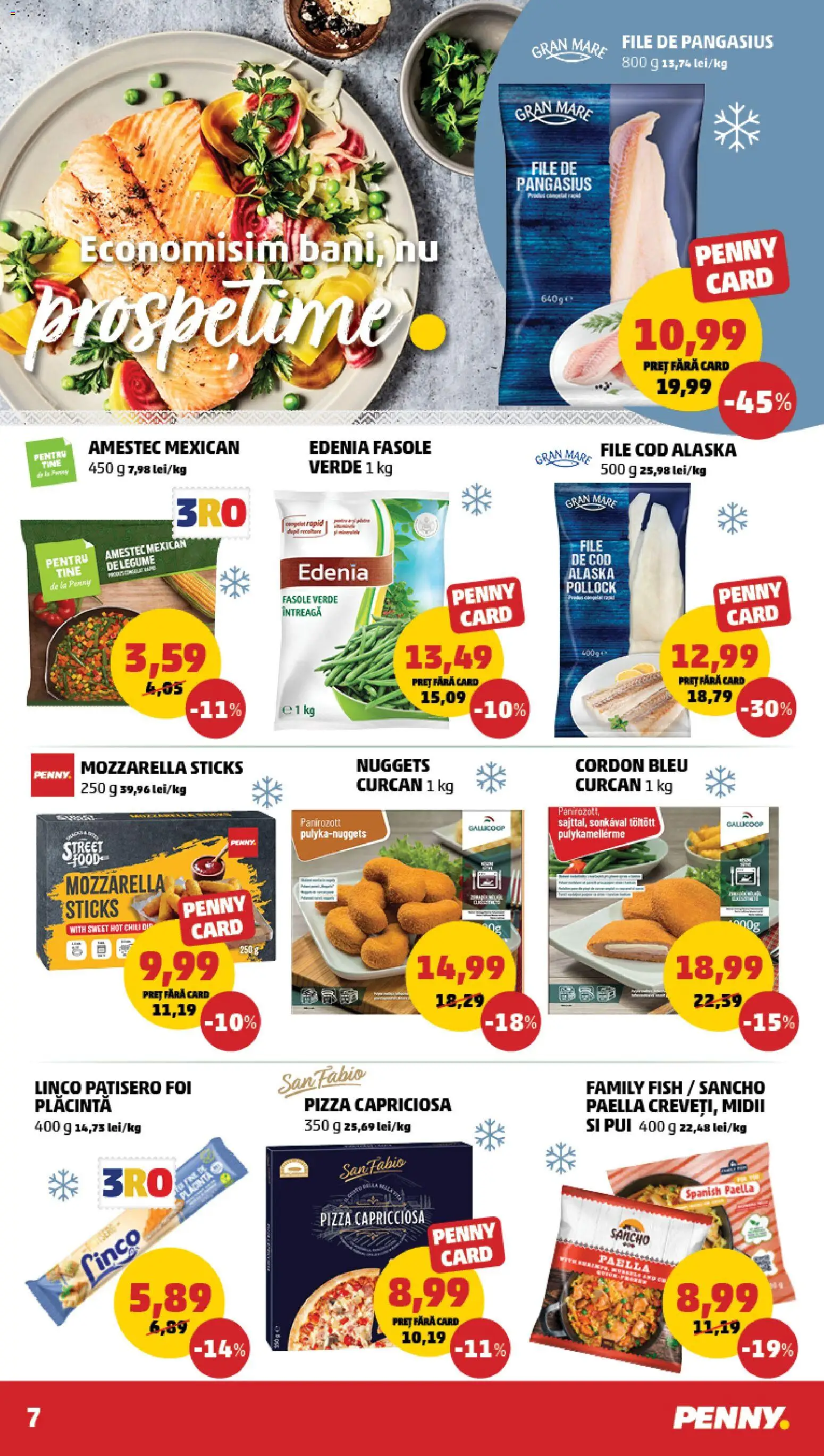 Catalog PENNY Market 3 - 8 Decembrie 2025 | Pagina 7 | Produse: Hacıyatmaz Kedi Oyuncağı, Mozzarella, Pizza, Esmer şeker