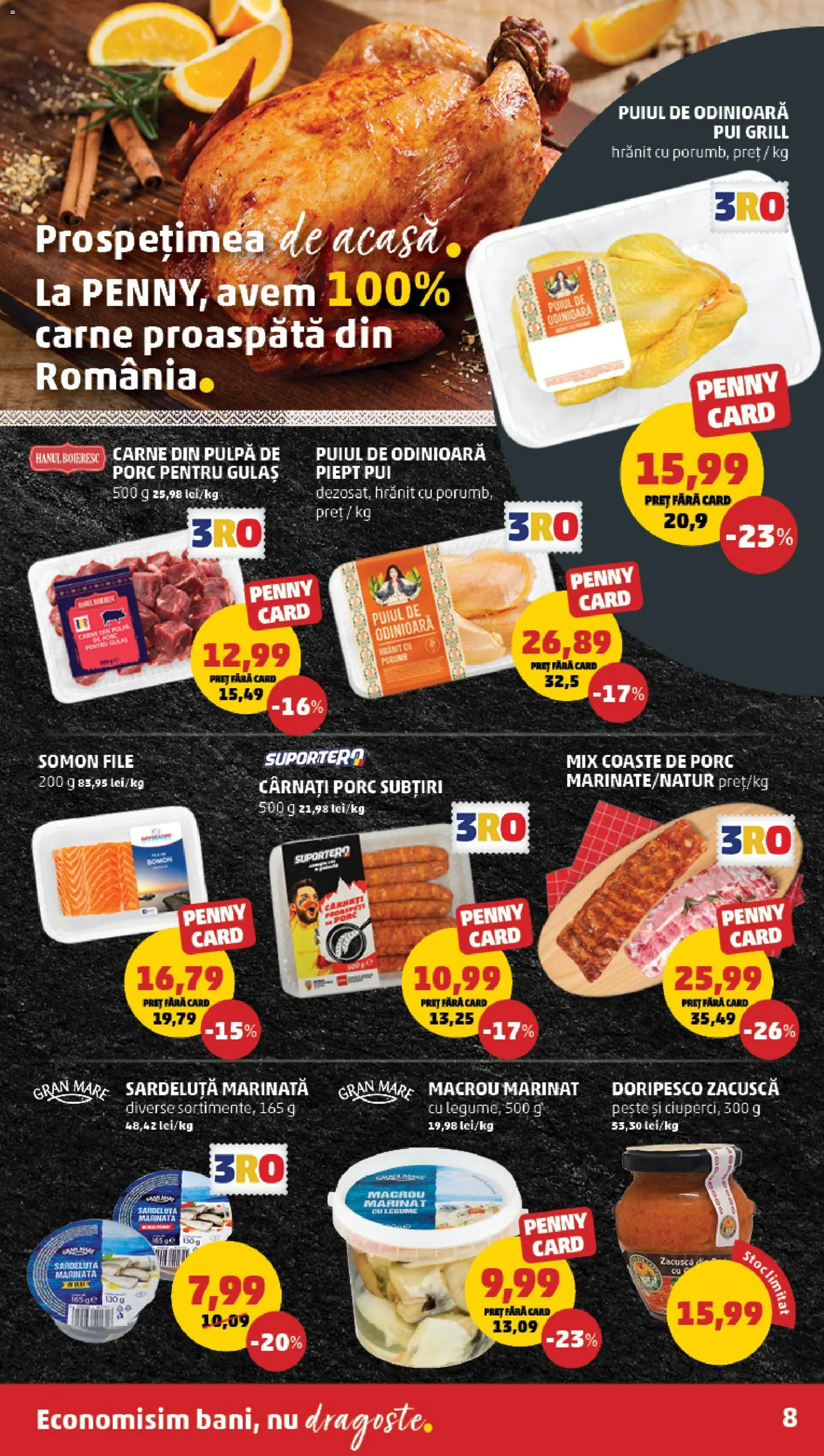 Catalog PENNY Market 3 - 8 Decembrie 2025 | Pagina 8 | Produse: Pește, Gulaș, Zacuscă, Legume