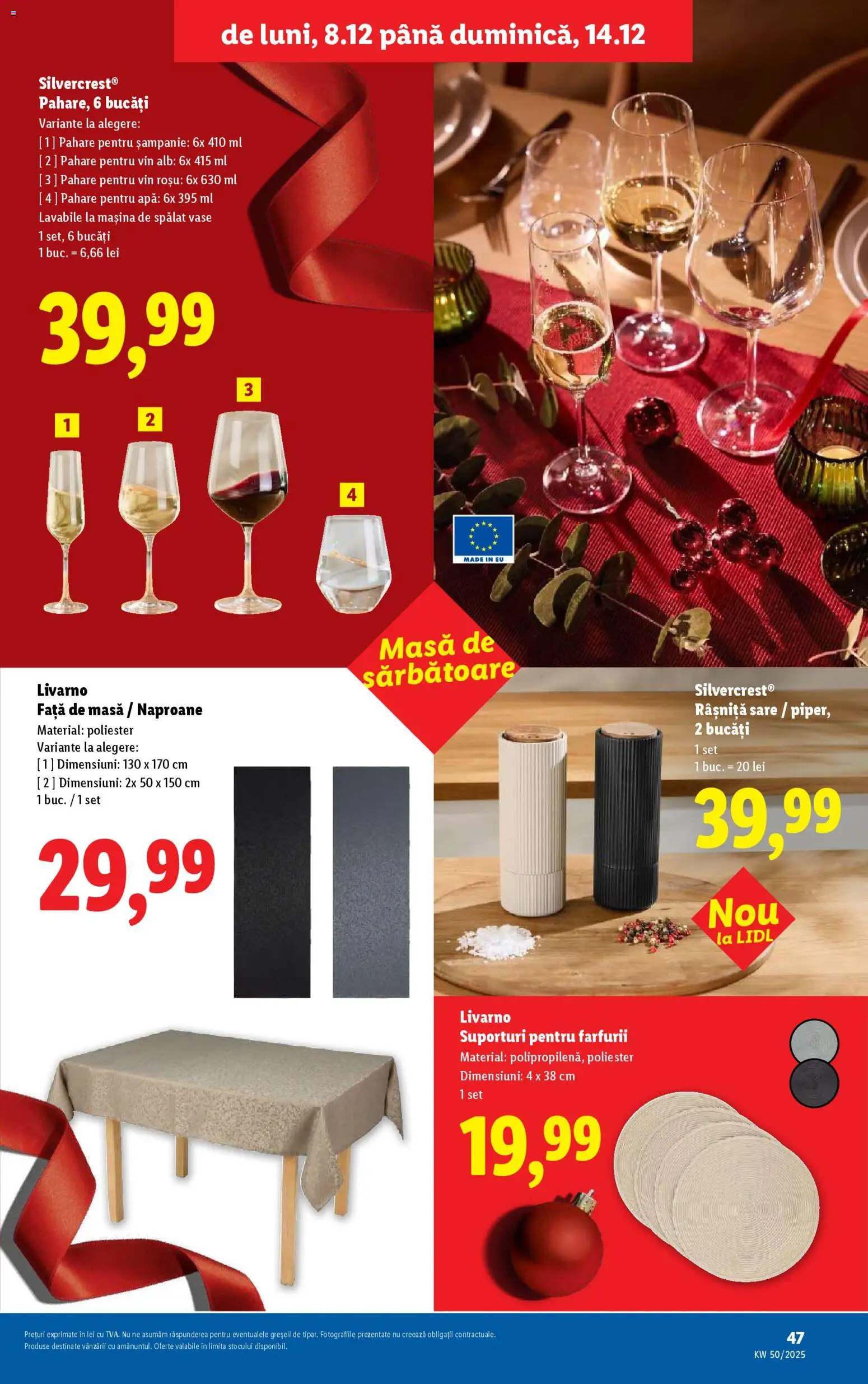 Catalog LIDL 8 - 13 Decembrie 2025 | Pagina 47