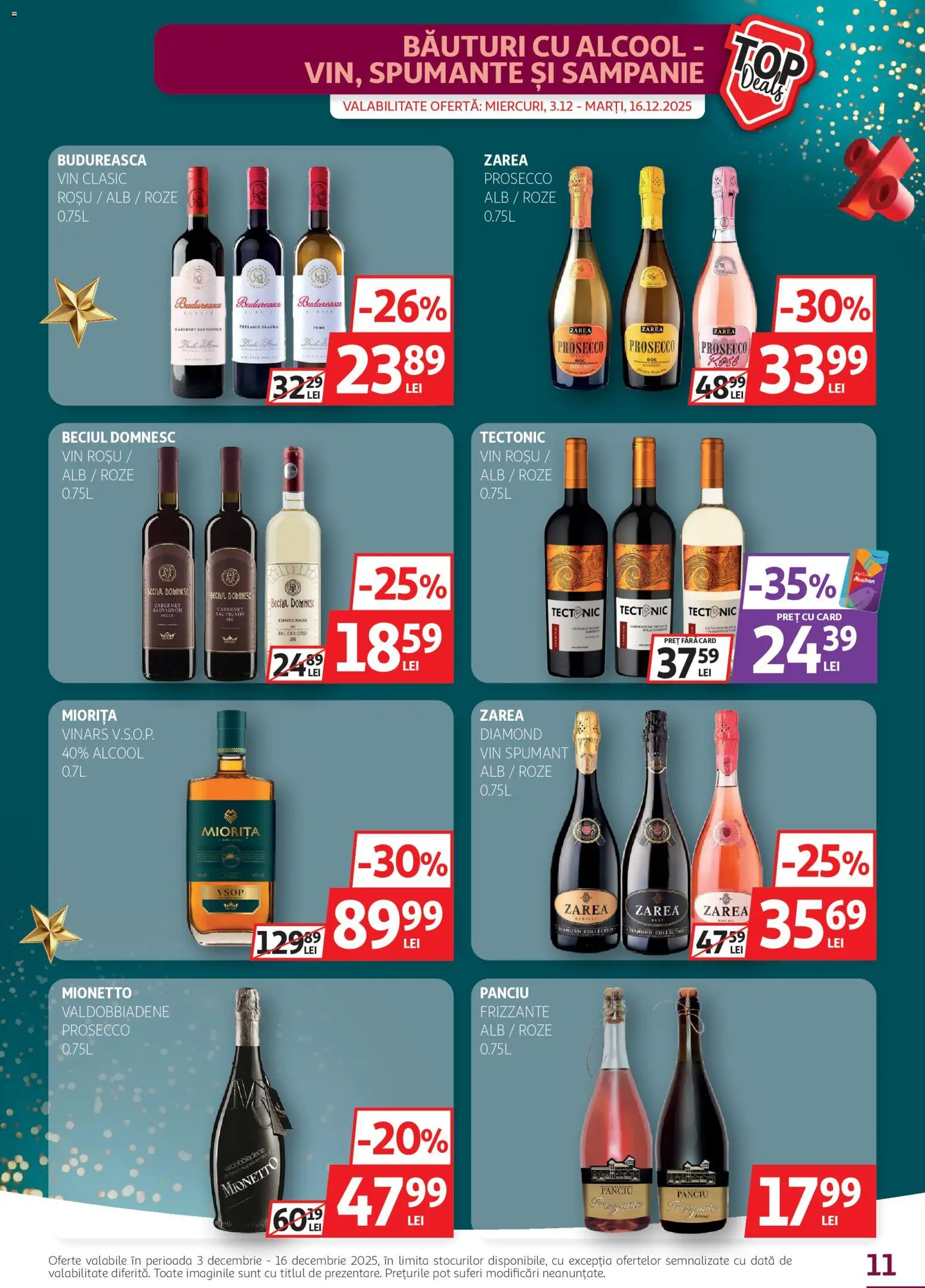 Catalog Auchan 3 - 15 Decembrie 2025 | Pagina 11 | Produse: Prosecco, Vin