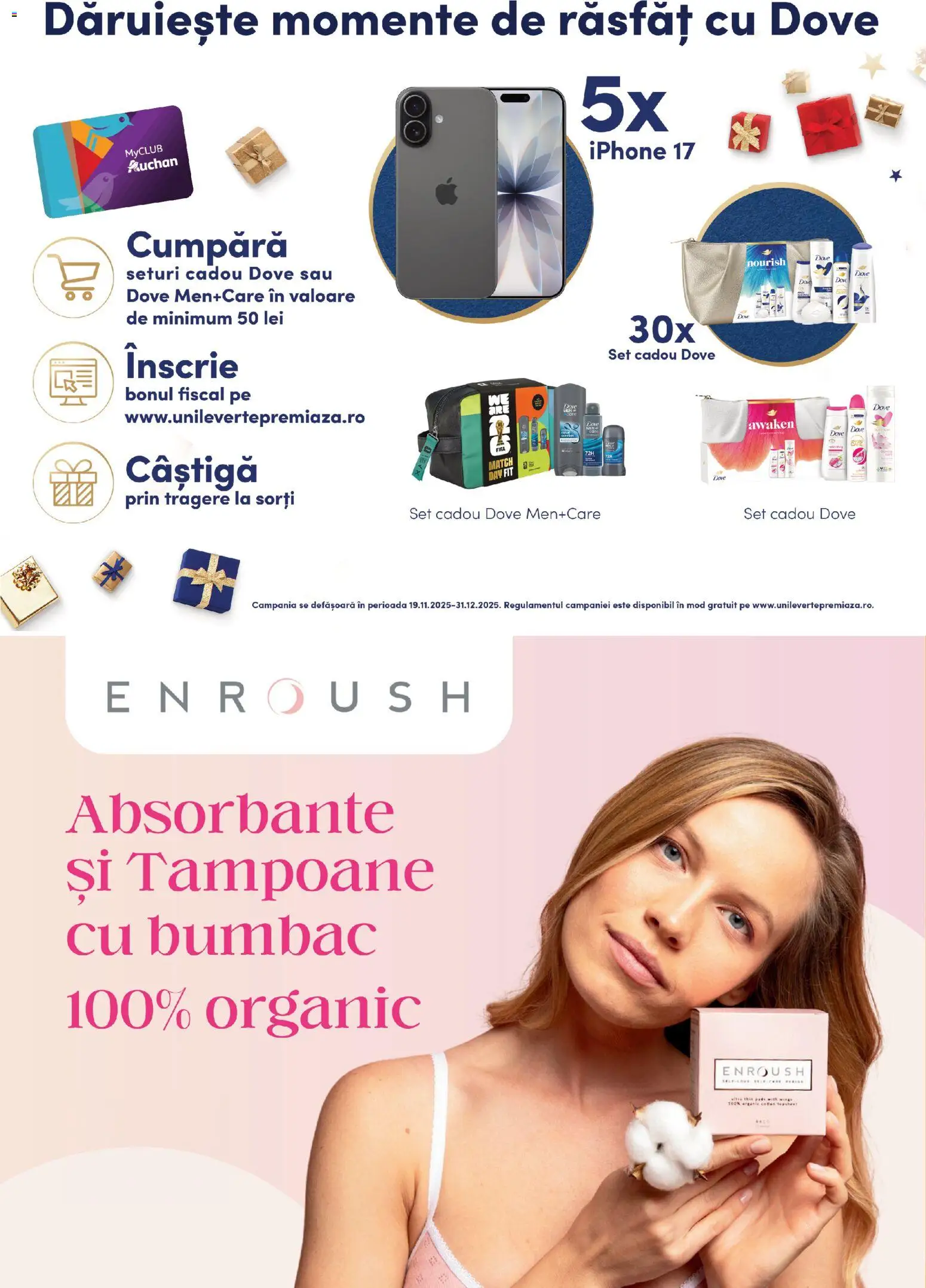 Catalog Auchan 3 - 15 Decembrie 2025 | Pagina 32 | Produse: Absorbante, Tampoane