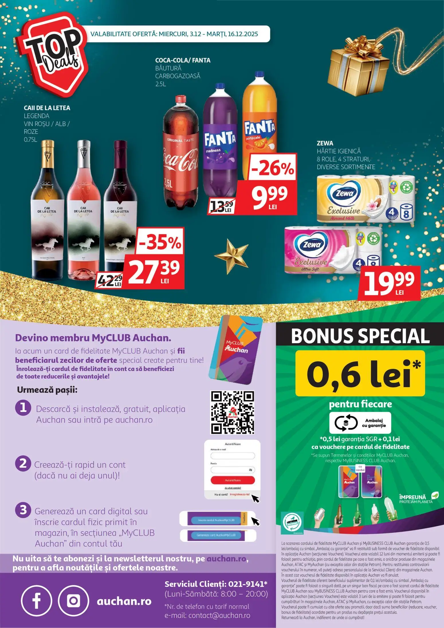 Catalog Auchan 3 - 15 Decembrie 2025 | Pagina 34 | Produse: Telefon, Vin, Portocale