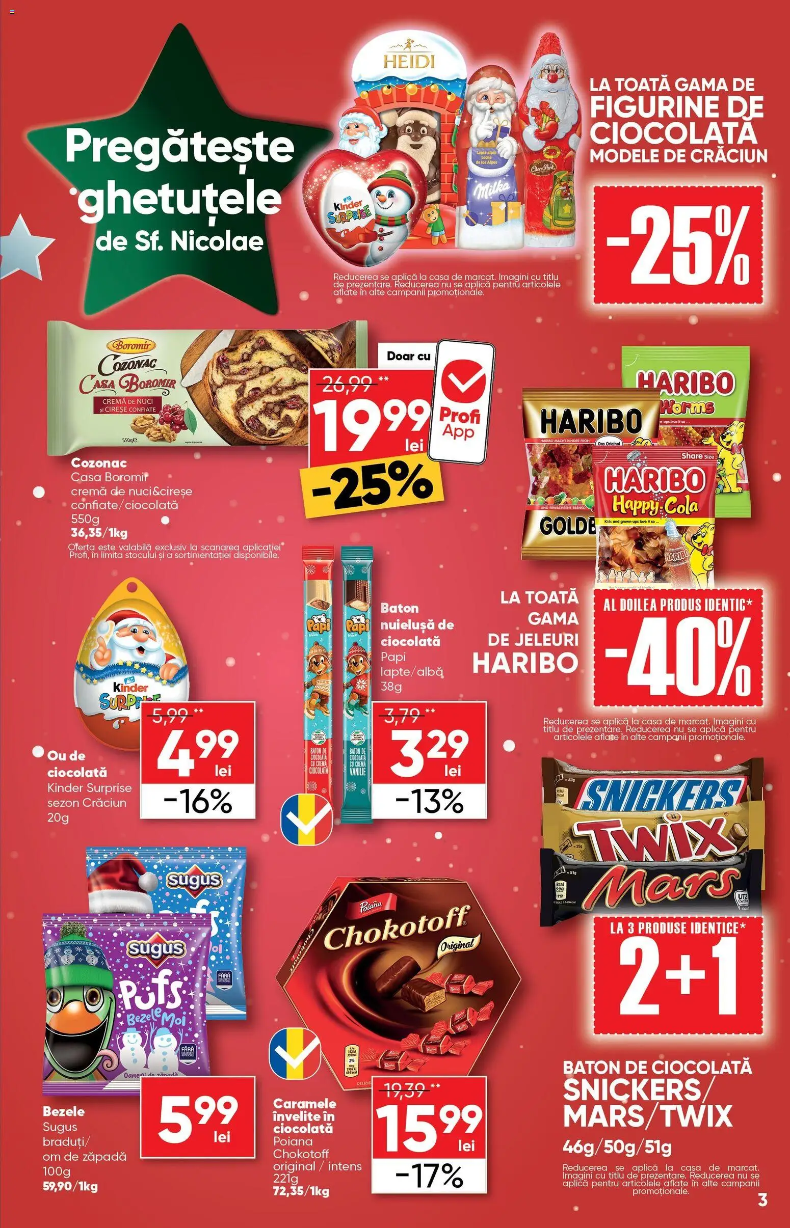 Catalog Profi 26 Noiembrie - 8 Decembrie 2025 | Pagina 3 | Produse: Lapte, Cremă, Ciocolată, Jeleuri