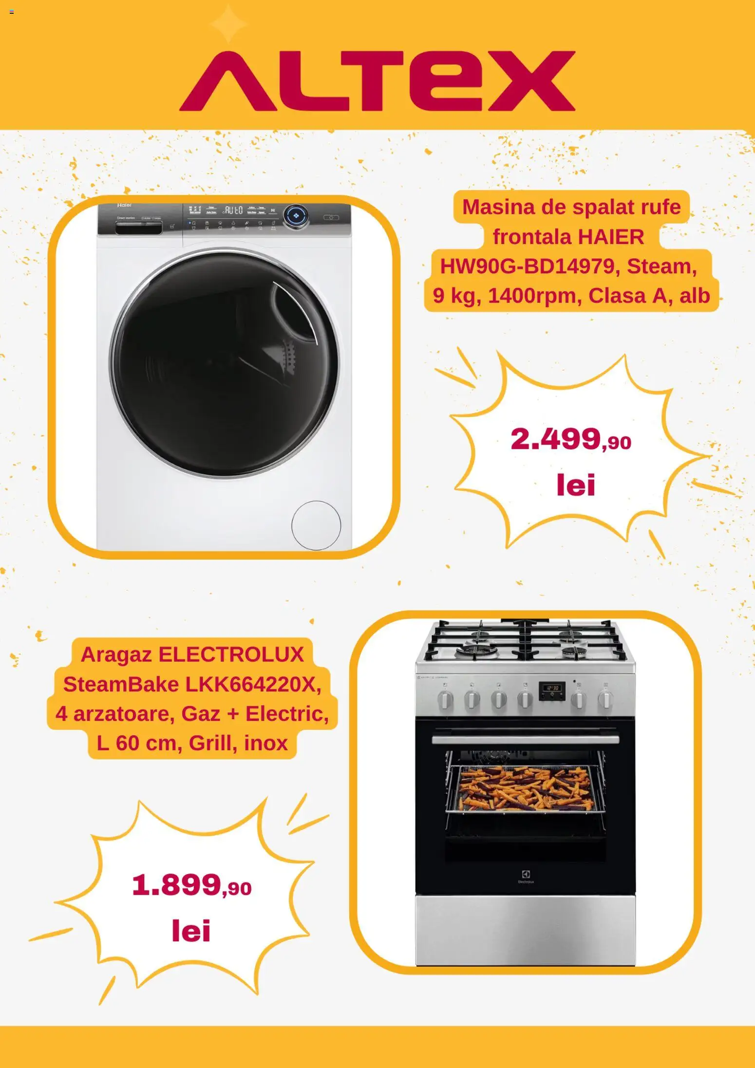 Catalog Altex 4 - 9 Decembrie 2025 | Pagina 6 | Produse: Mașină De Spălat, Aragaz