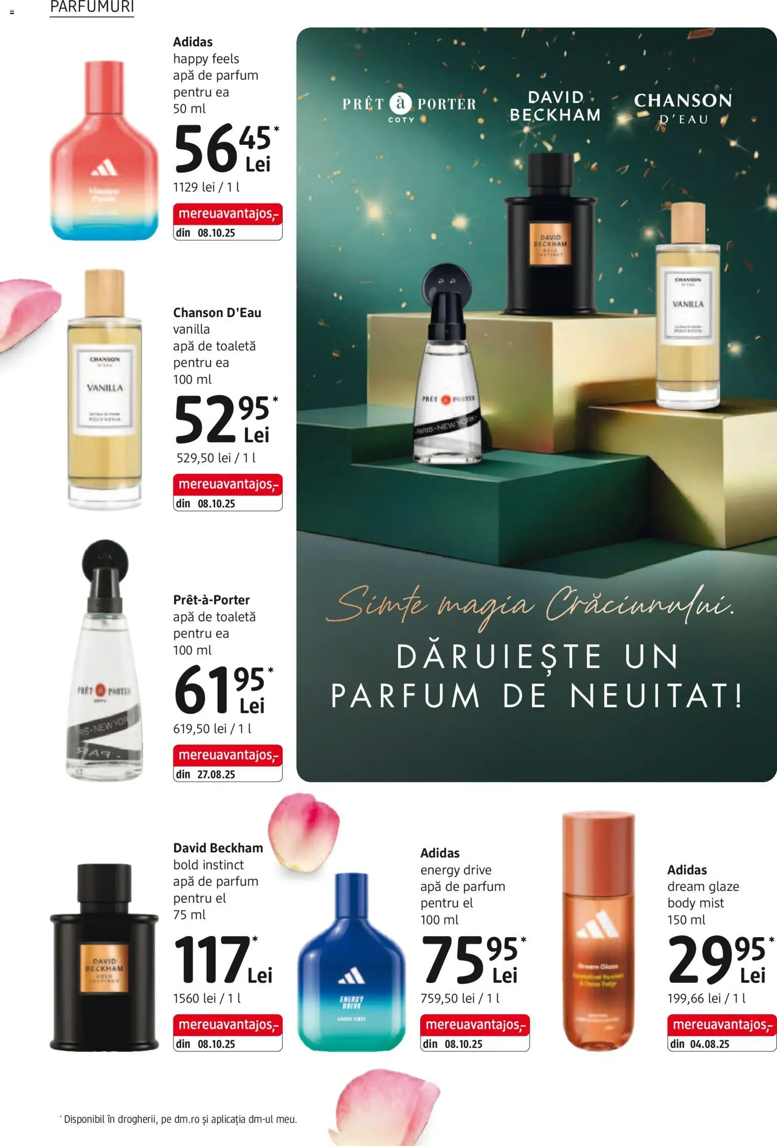 Catalog DM Drogerie Markt 4 Decembrie 2025 - 5 Ianuarie 2026 | Pagina 10 | Produse: Apă de parfum, Body, Toaletă, Apă de toaletă