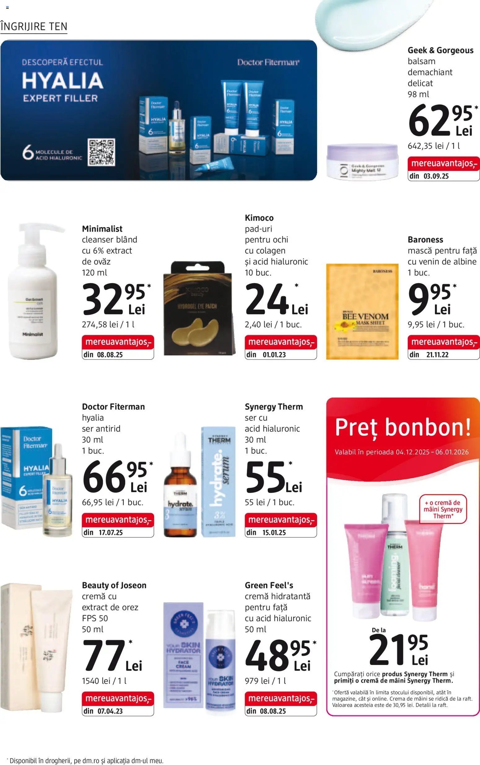 Catalog DM Drogerie Markt 4 Decembrie 2025 - 5 Ianuarie 2026 | Pagina 16 | Produse: Demachiant, Balsam, Cremă de mâini, Orez