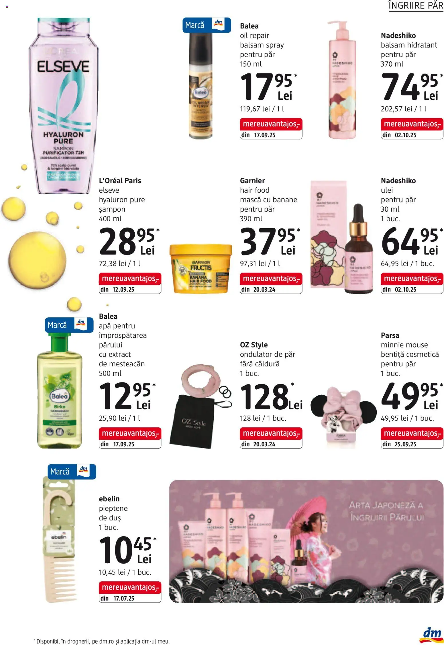 Catalog DM Drogerie Markt 4 Decembrie 2025 - 5 Ianuarie 2026 | Pagina 19 | Produse: Delgeç, Ondulator, Șampon, Banane