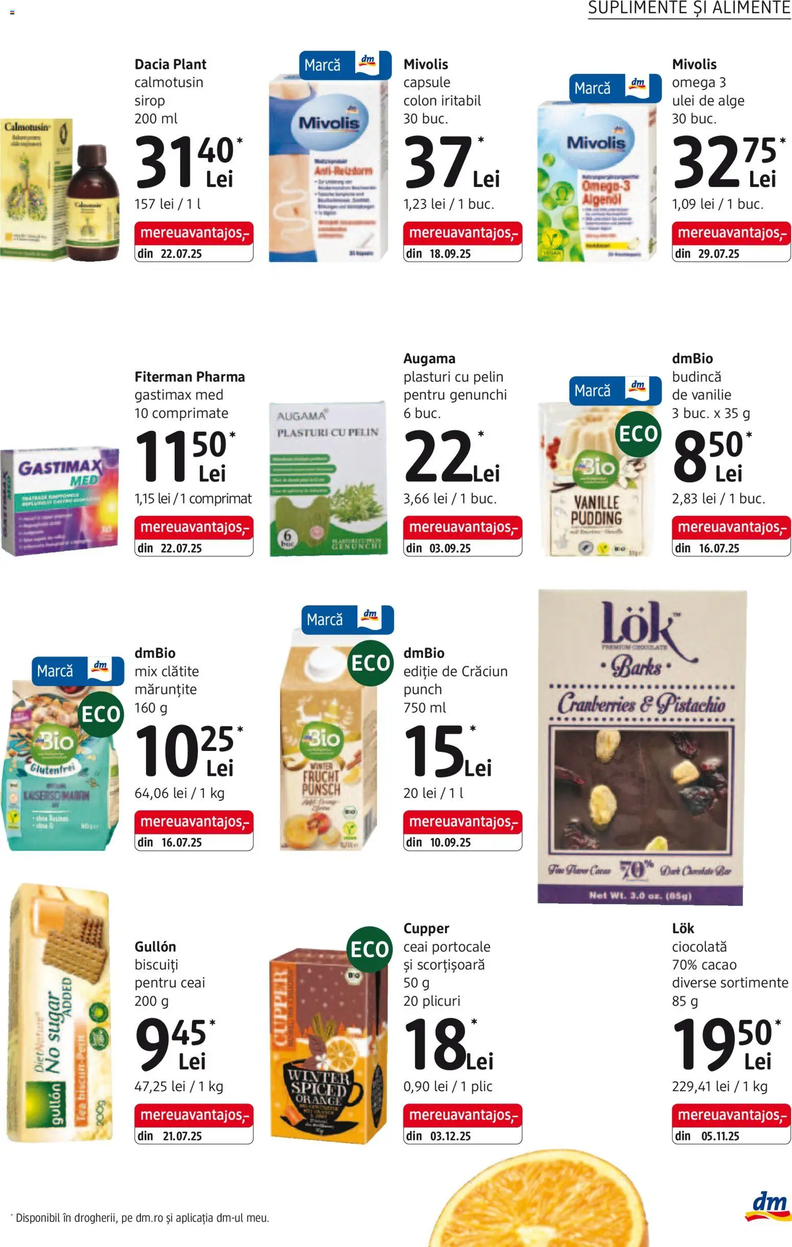 Catalog DM Drogerie Markt 4 Decembrie 2025 - 5 Ianuarie 2026 | Pagina 27 | Produse: Plasturi, Ciocolată, Portocale, Sirop