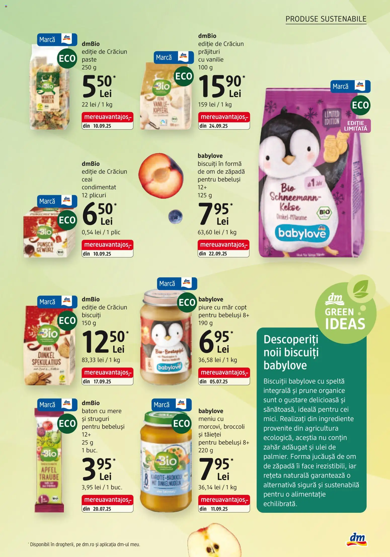 Catalog DM Drogerie Markt 4 Decembrie 2025 - 5 Ianuarie 2026 | Pagina 31 | Produse: Apple, Ulei, Ceai, Noodles