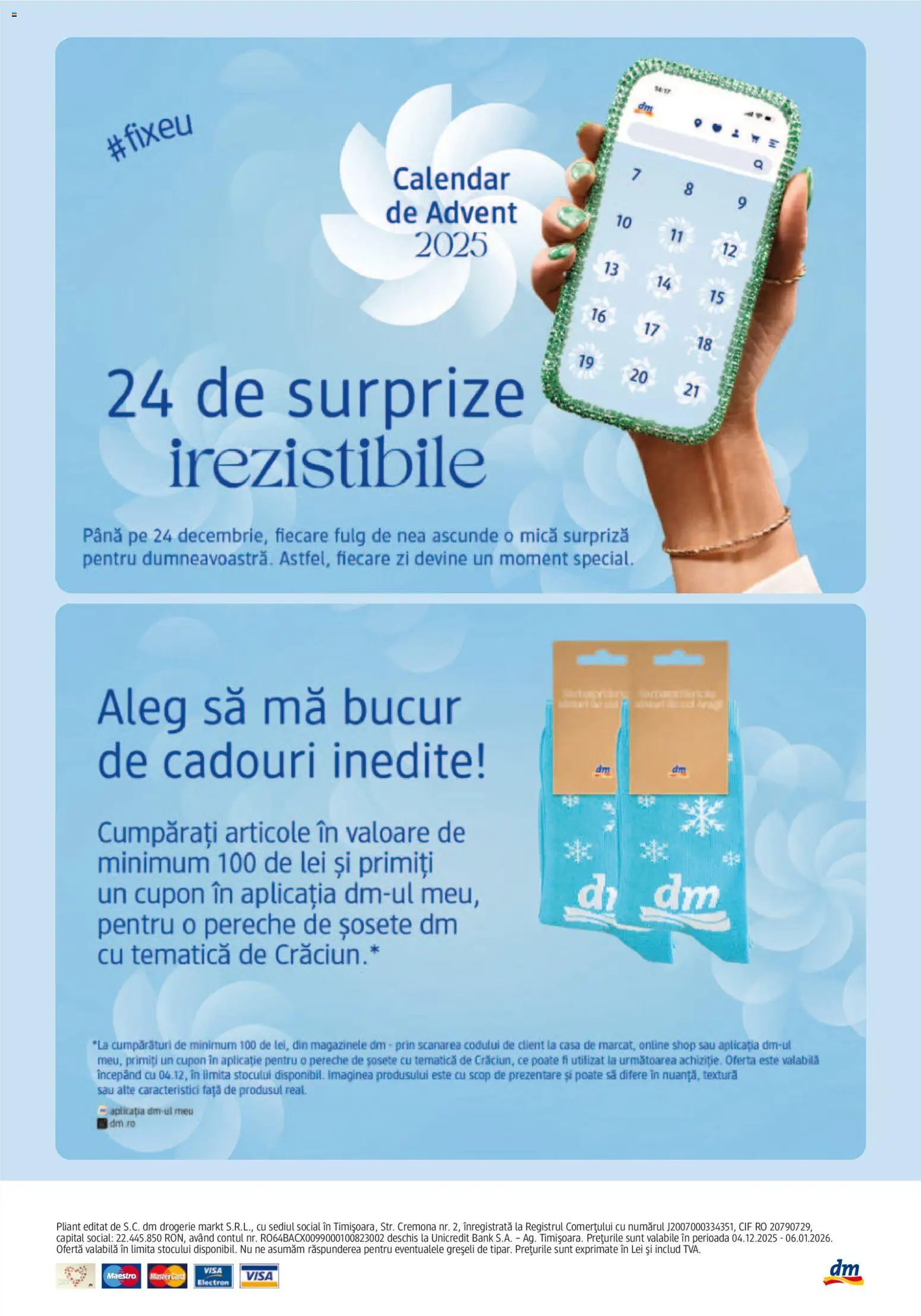 Catalog DM Drogerie Markt 4 Decembrie 2025 - 5 Ianuarie 2026 | Pagina 32 | Produse: Șosete