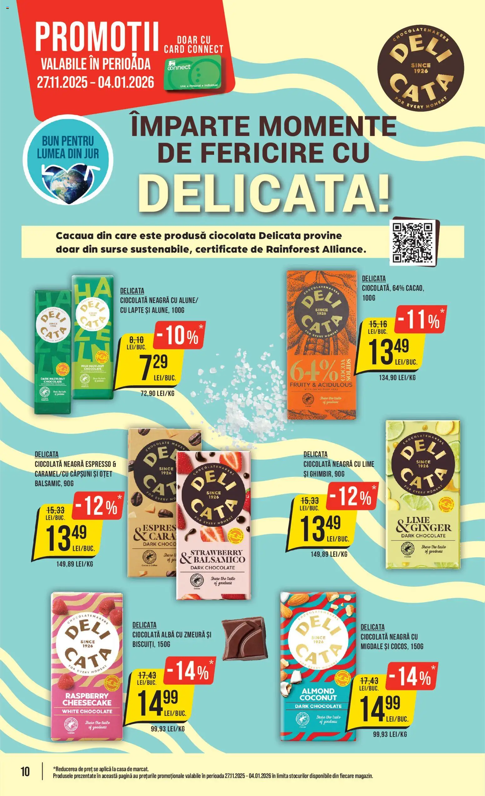 Catalog Mega Image 4 - 9 Decembrie 2025 | Pagina 10 | Produse: Migdale, Lapte, Ciocolată, Oțet