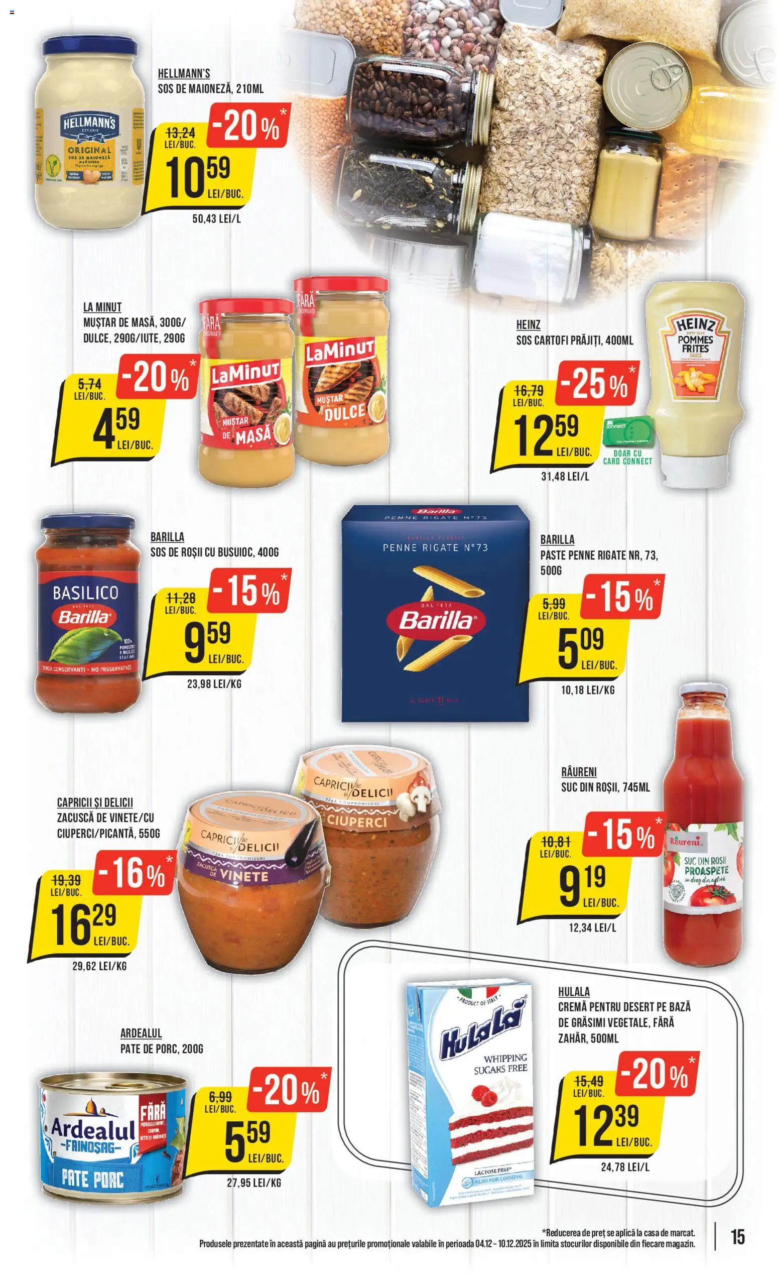 Catalog Mega Image 4 - 9 Decembrie 2025 | Pagina 15 | Produse: Brokoli, Muștar, Paste, Maioneză