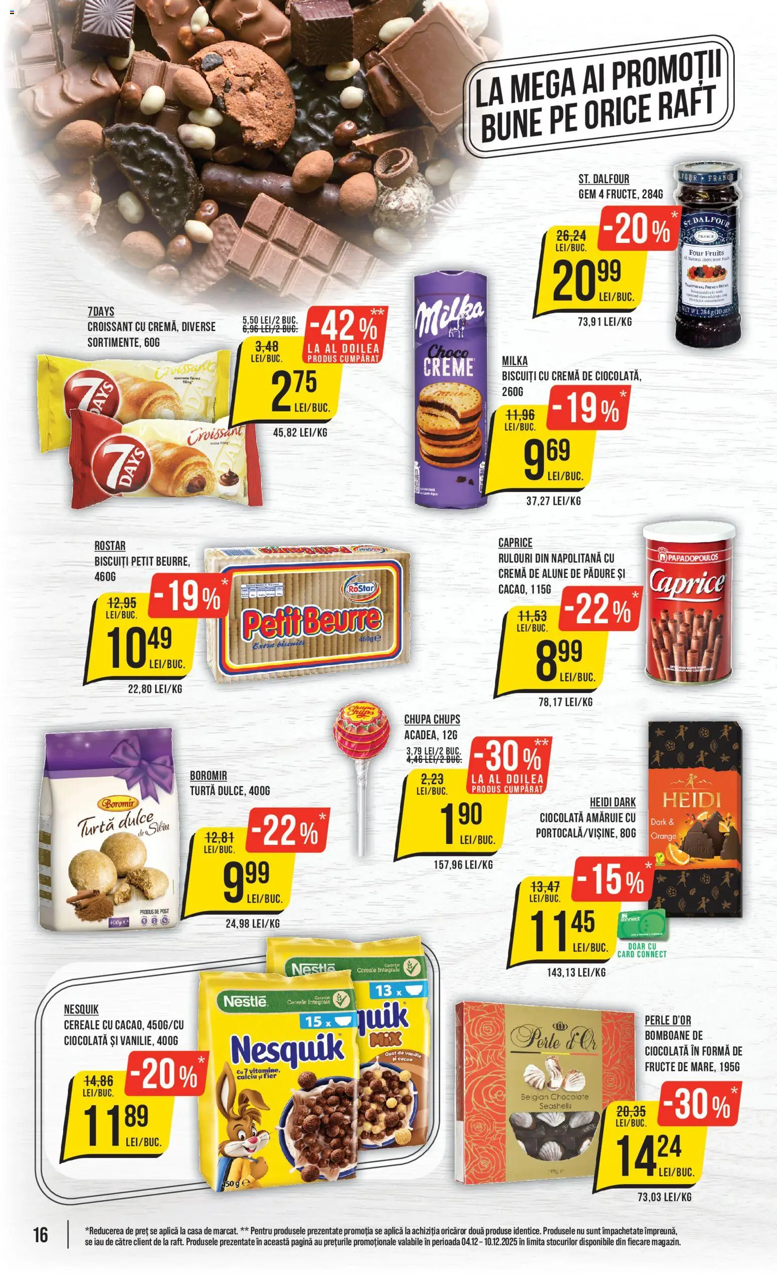 Catalog Mega Image 4 - 9 Decembrie 2025 | Pagina 16 | Produse: Gem, Cremă, Cereale, Biscuiți