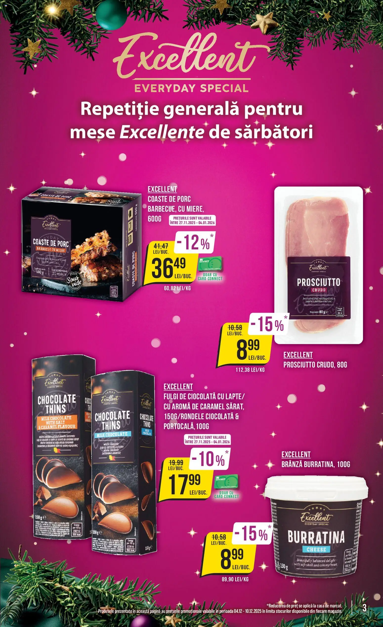 Catalog Mega Image 4 - 9 Decembrie 2025 | Pagina 3 | Produse: Brânză, Ciocolată, Fulgi