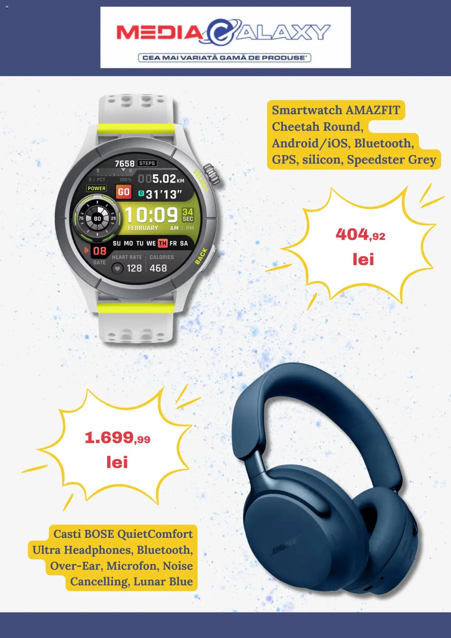 Catalog Media Galaxy 4 - 9 Decembrie 2025 | Pagina 2 | Produse: Căști, Smartwatch
