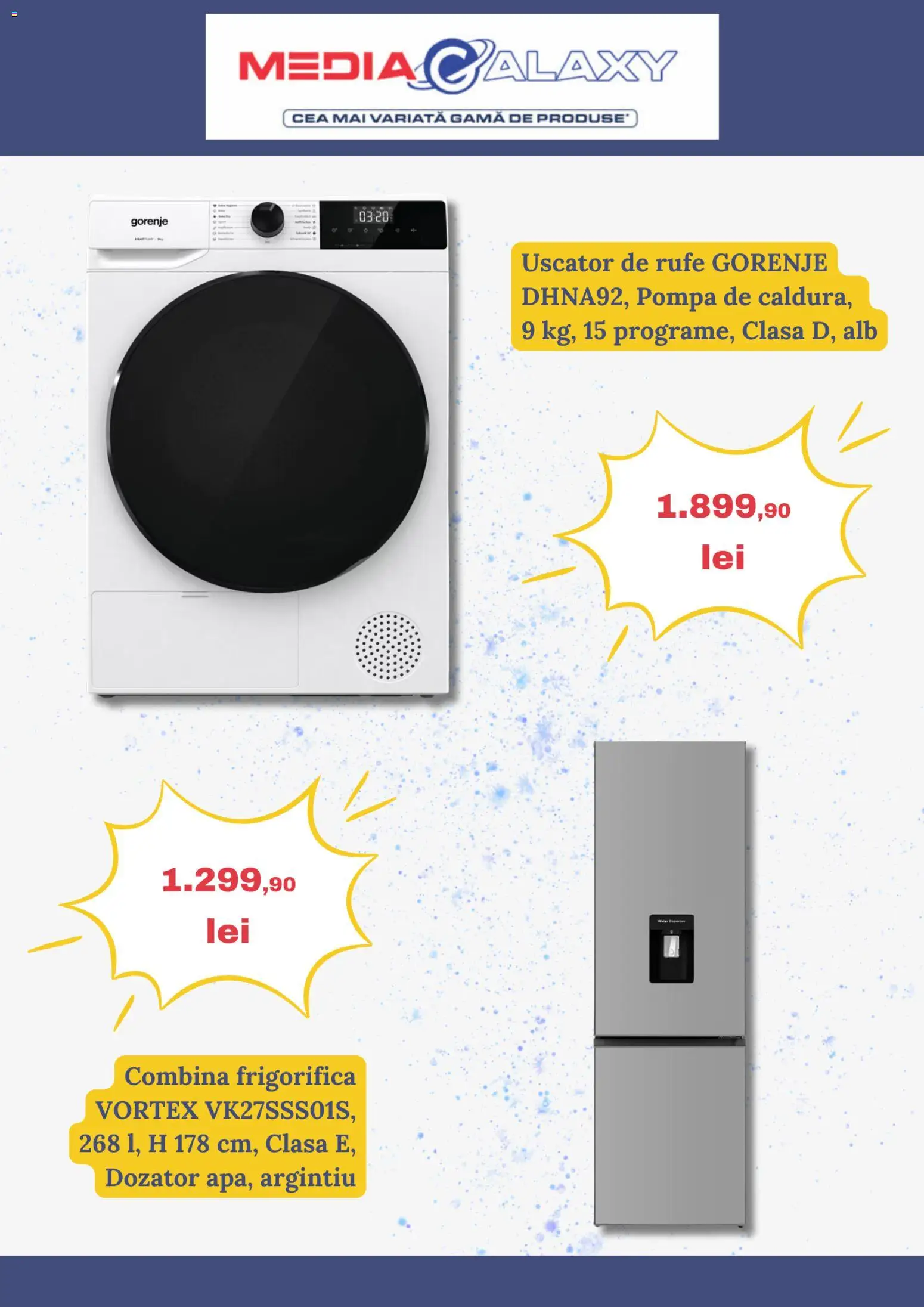 Catalog Media Galaxy 4 - 9 Decembrie 2025 | Pagina 6 | Produse: Uscător, Combină frigorifică
