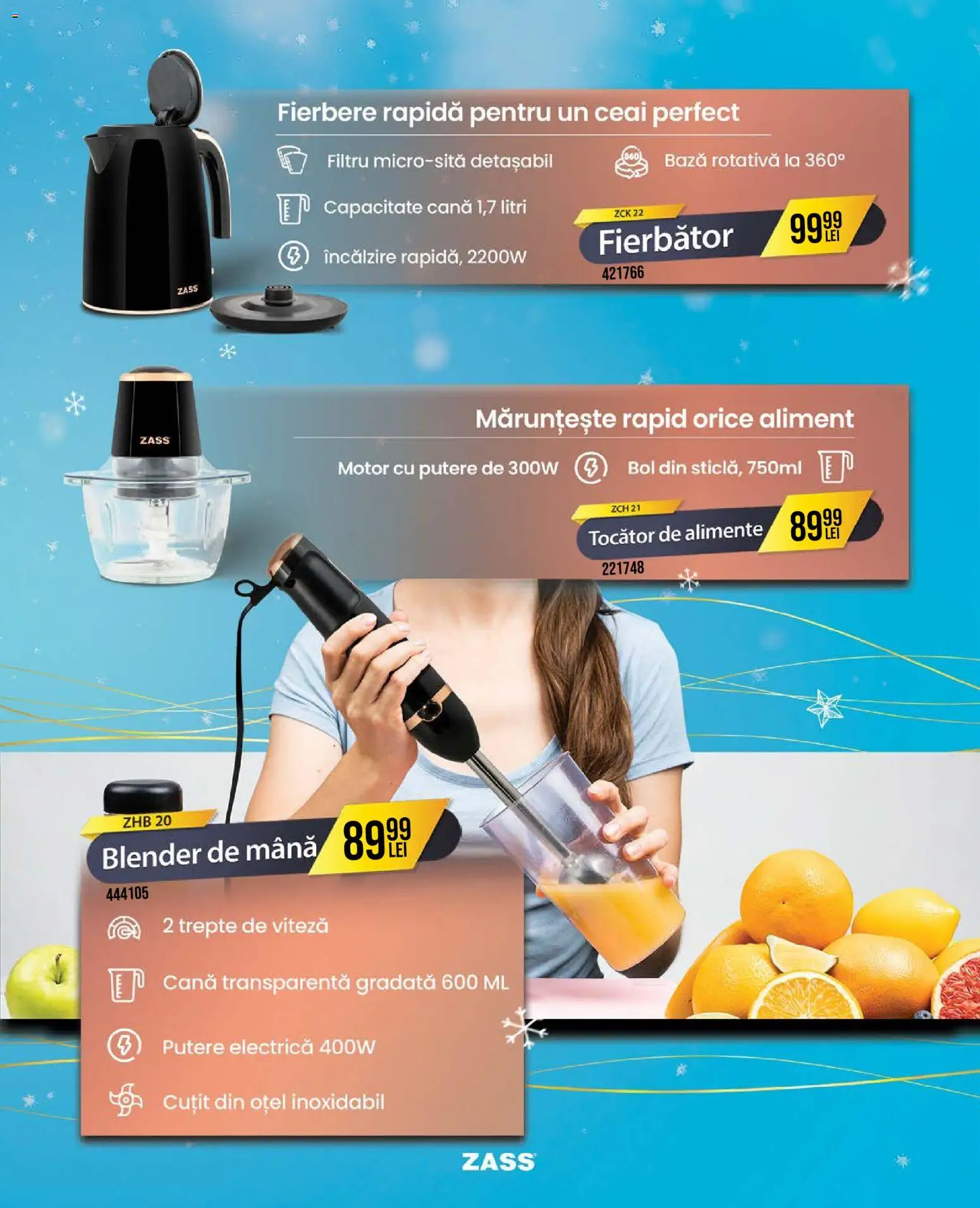 Catalog Selgros 1 - 30 Decembrie 2025 | Pagina 3 | Produse: Blender, Bol, Cuțit, Ceai