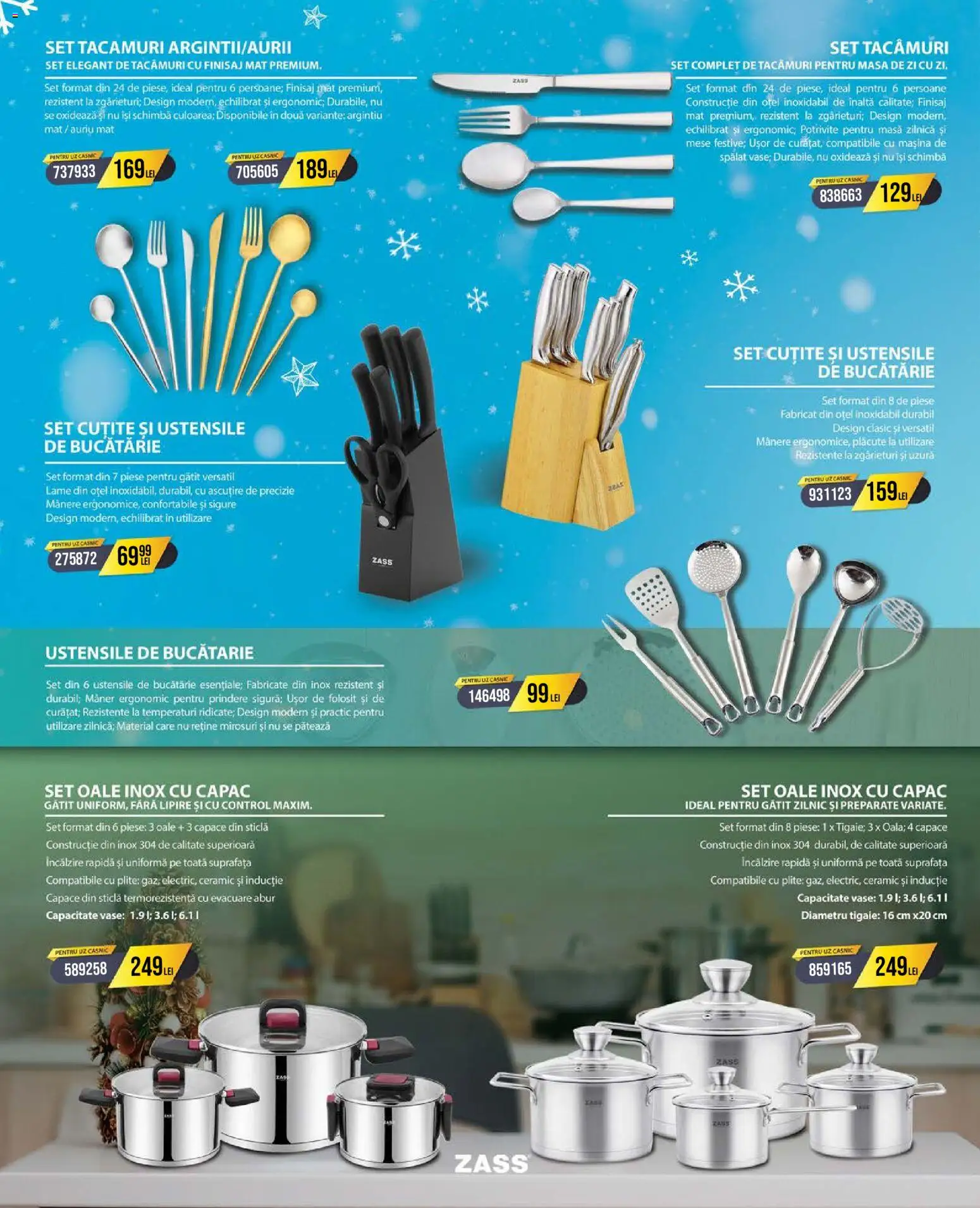 Catalog Selgros 1 - 30 Decembrie 2025 | Pagina 6 | Produse: Zımba teli, Mâner, Masă, Bucătărie