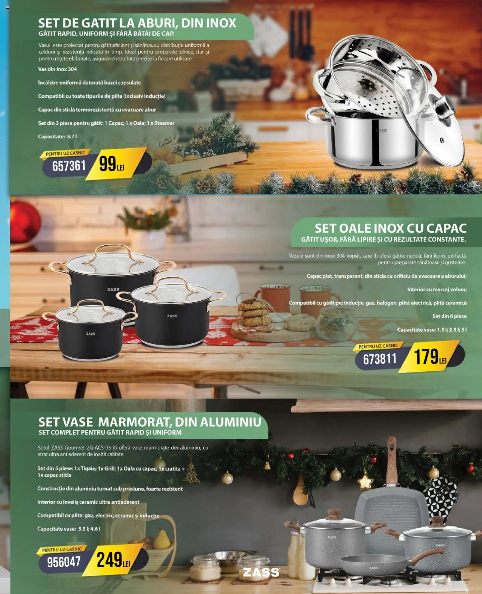 Catalog Selgros 1 - 30 Decembrie 2025 | Pagina 7 | Produse: Plită, Cratiță, Set oale, Oală