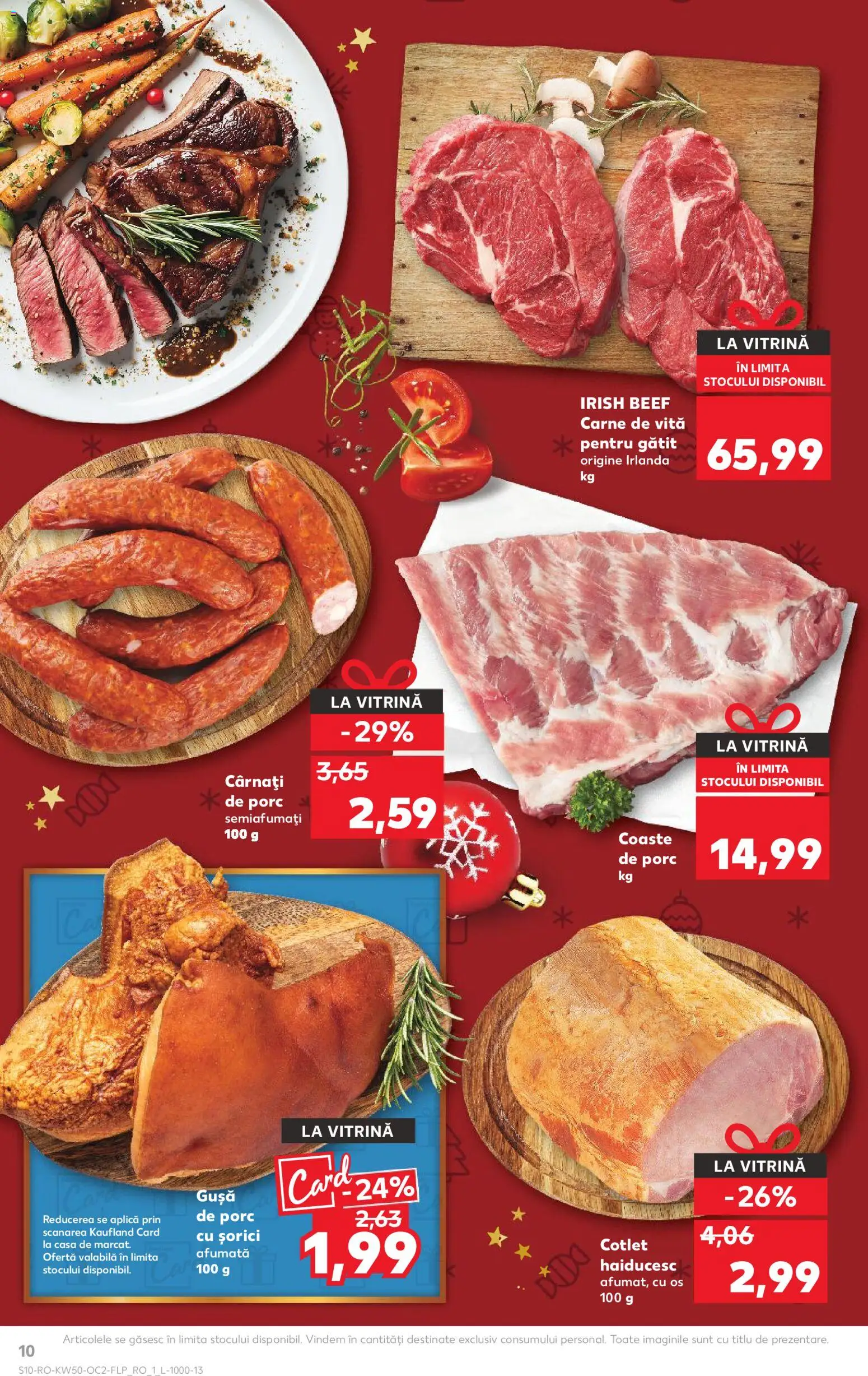 Catalog Kaufland 10 - 15 Decembrie 2025 | Pagina 10 | Produse: Lait de coco, Vitrină, Carne De Vită, Cârnați
