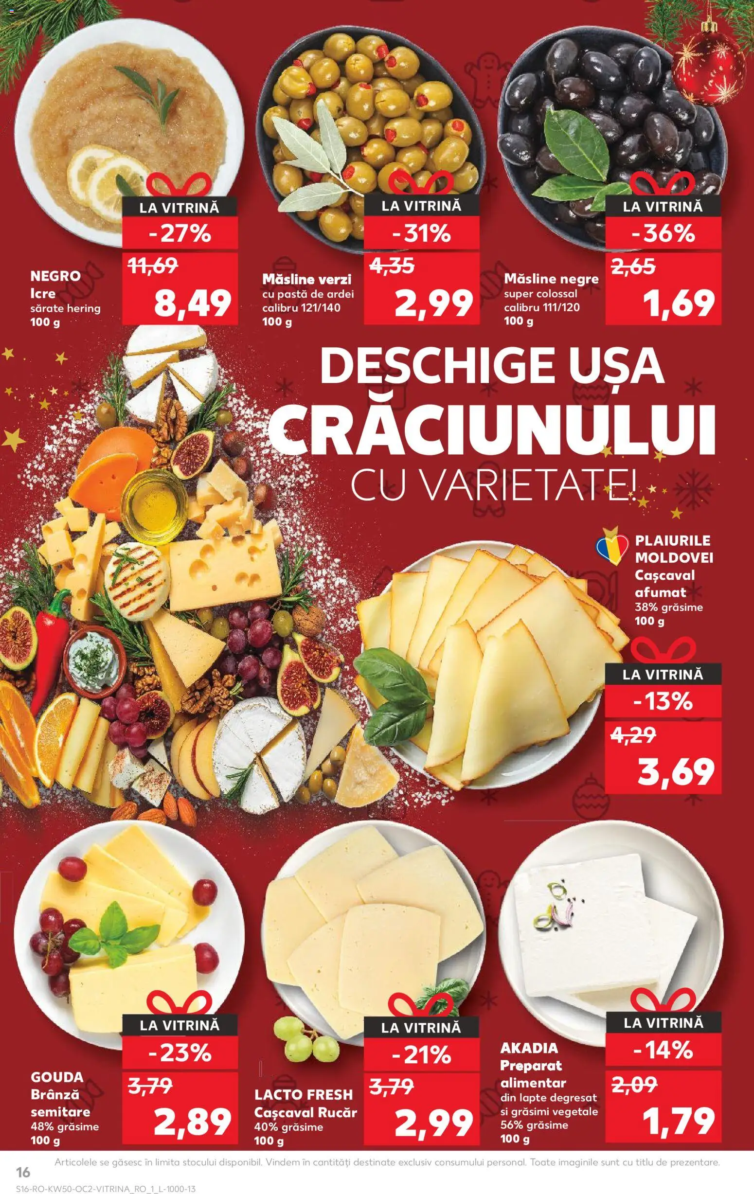 Catalog Kaufland 10 - 15 Decembrie 2025 | Pagina 16 | Produse: Vitrină, Lapte, Brânză, Ușă