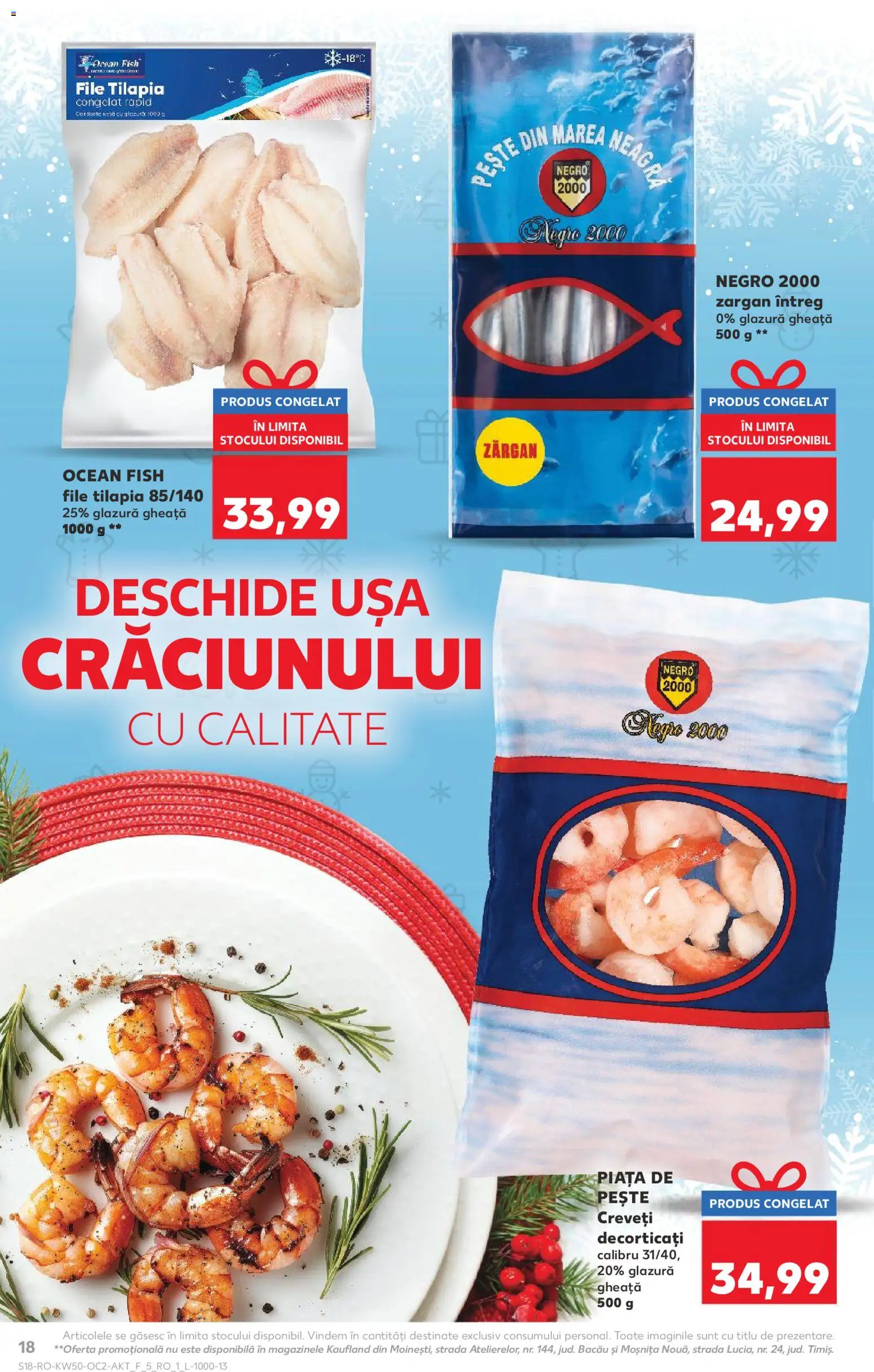 Catalog Kaufland 10 - 15 Decembrie 2025 | Pagina 18 | Produse: Pește, Ușă