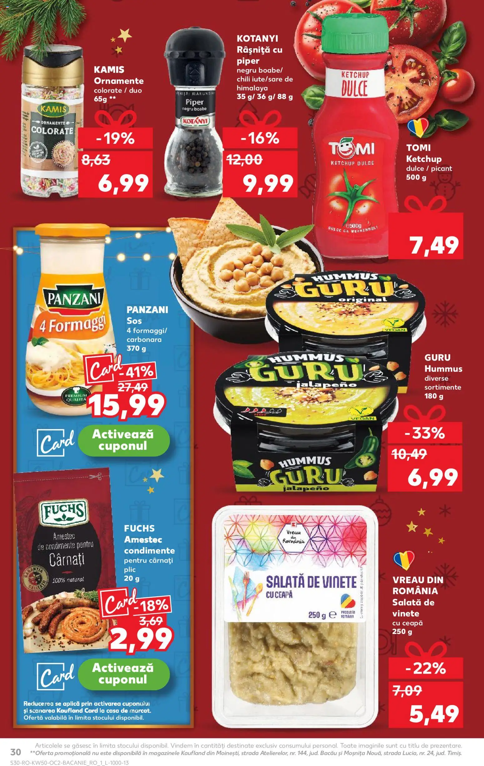 Catalog Kaufland 10 - 15 Decembrie 2025 | Pagina 30 | Produse: Salată, Ceapă, Sos, Piper