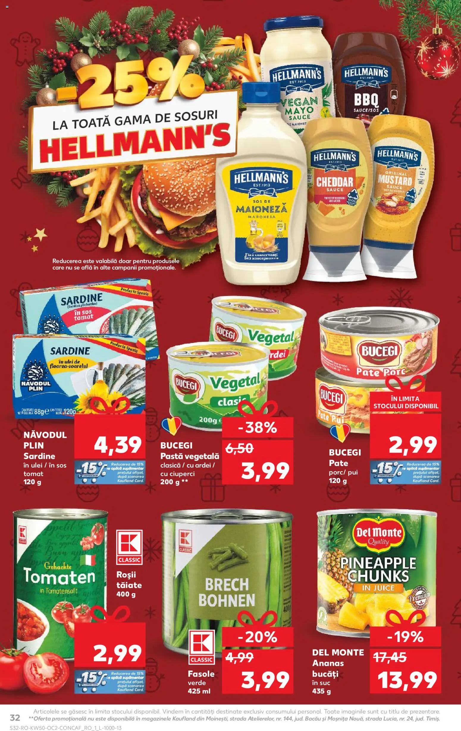 Catalog Kaufland 10 - 15 Decembrie 2025 | Pagina 32 | Produse: Hacıyatmaz Kedi Oyuncağı, Pate, Ardei, Sos