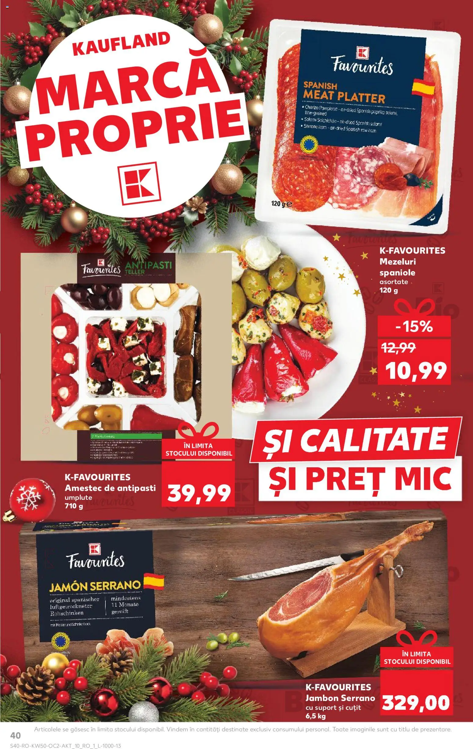 Catalog Kaufland 10 - 15 Decembrie 2025 | Pagina 40 | Produse: Cuțit