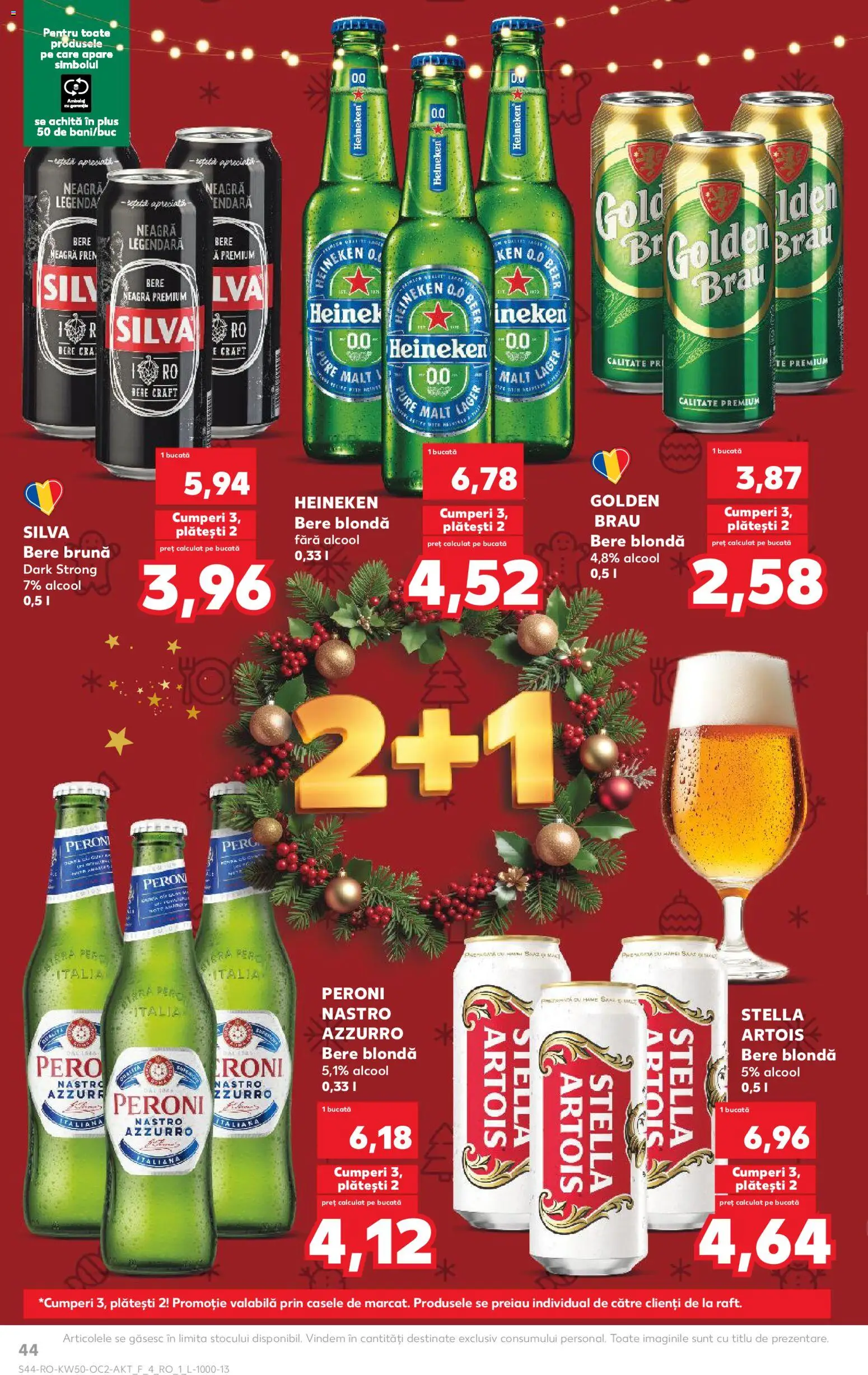 Catalog Kaufland 10 - 15 Decembrie 2025 | Pagina 44 | Produse: Atıştırmalık, Raft, Bere