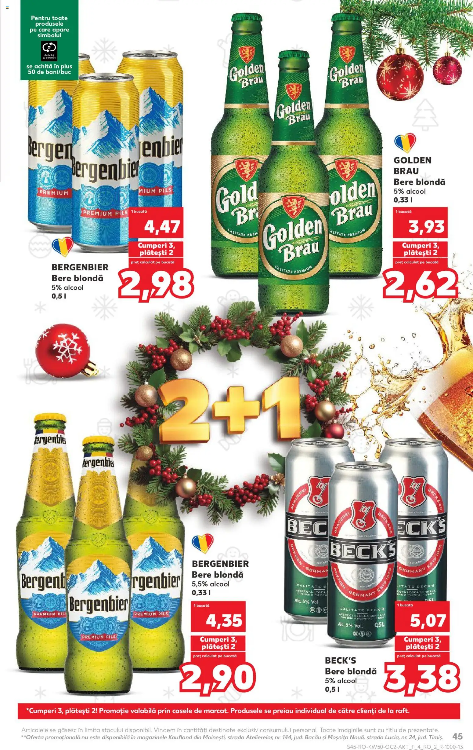 Catalog Kaufland 10 - 15 Decembrie 2025 | Pagina 45 | Produse: Atıştırmalık, Bere, Plastik Kulübe