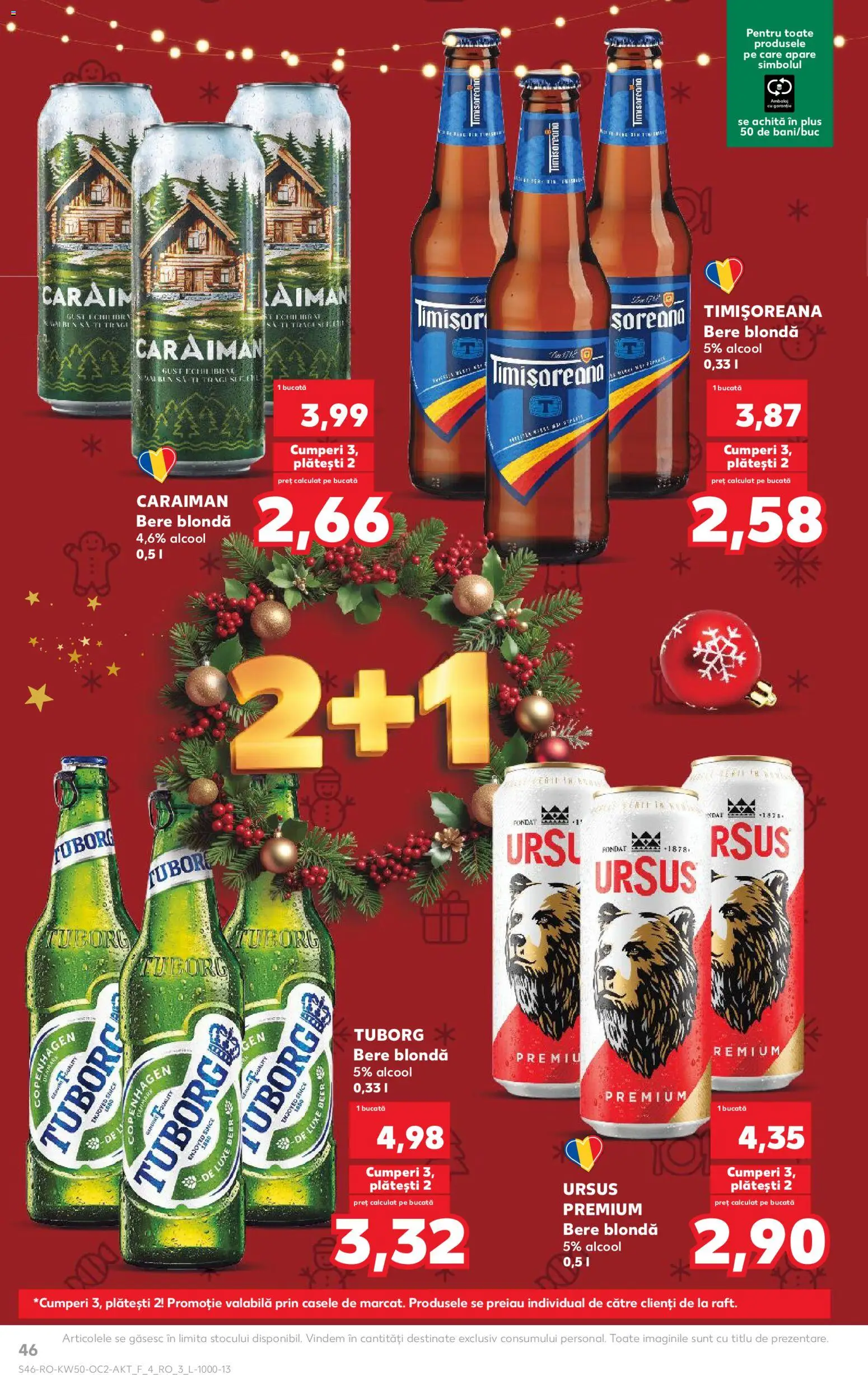 Catalog Kaufland 10 - 15 Decembrie 2025 | Pagina 46 | Produse: Bere