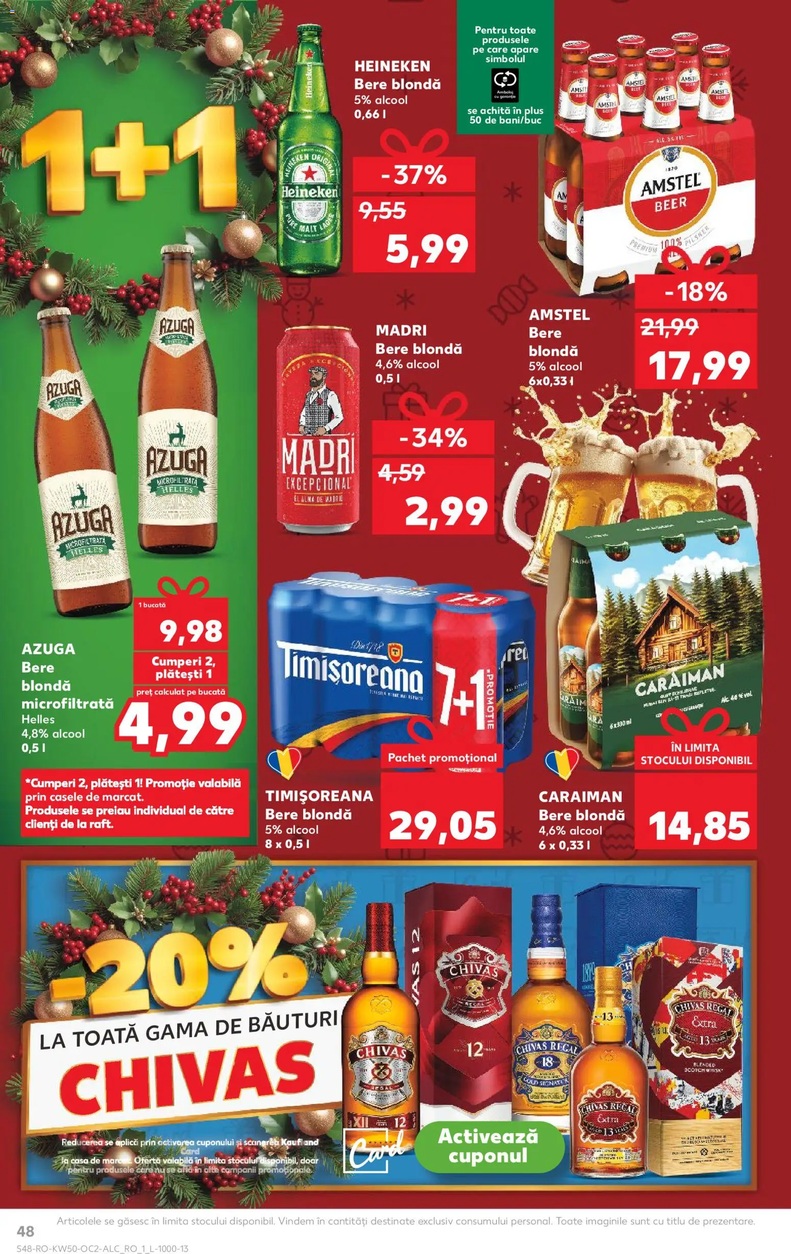 Catalog Kaufland 10 - 15 Decembrie 2025 | Pagina 48 | Produse: Bere