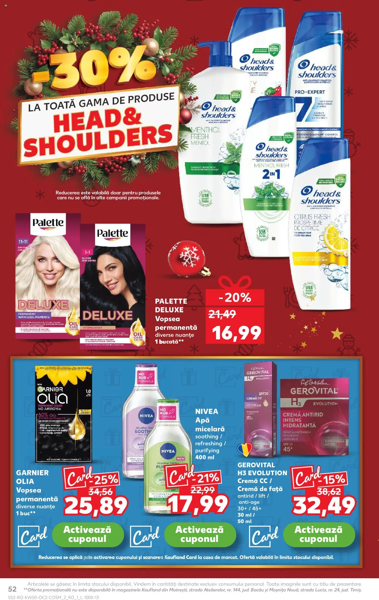 Catalog Kaufland 10 - 15 Decembrie 2025 | Pagina 52 | Produse: Vopsea, Cc cream, Cremă, Apă