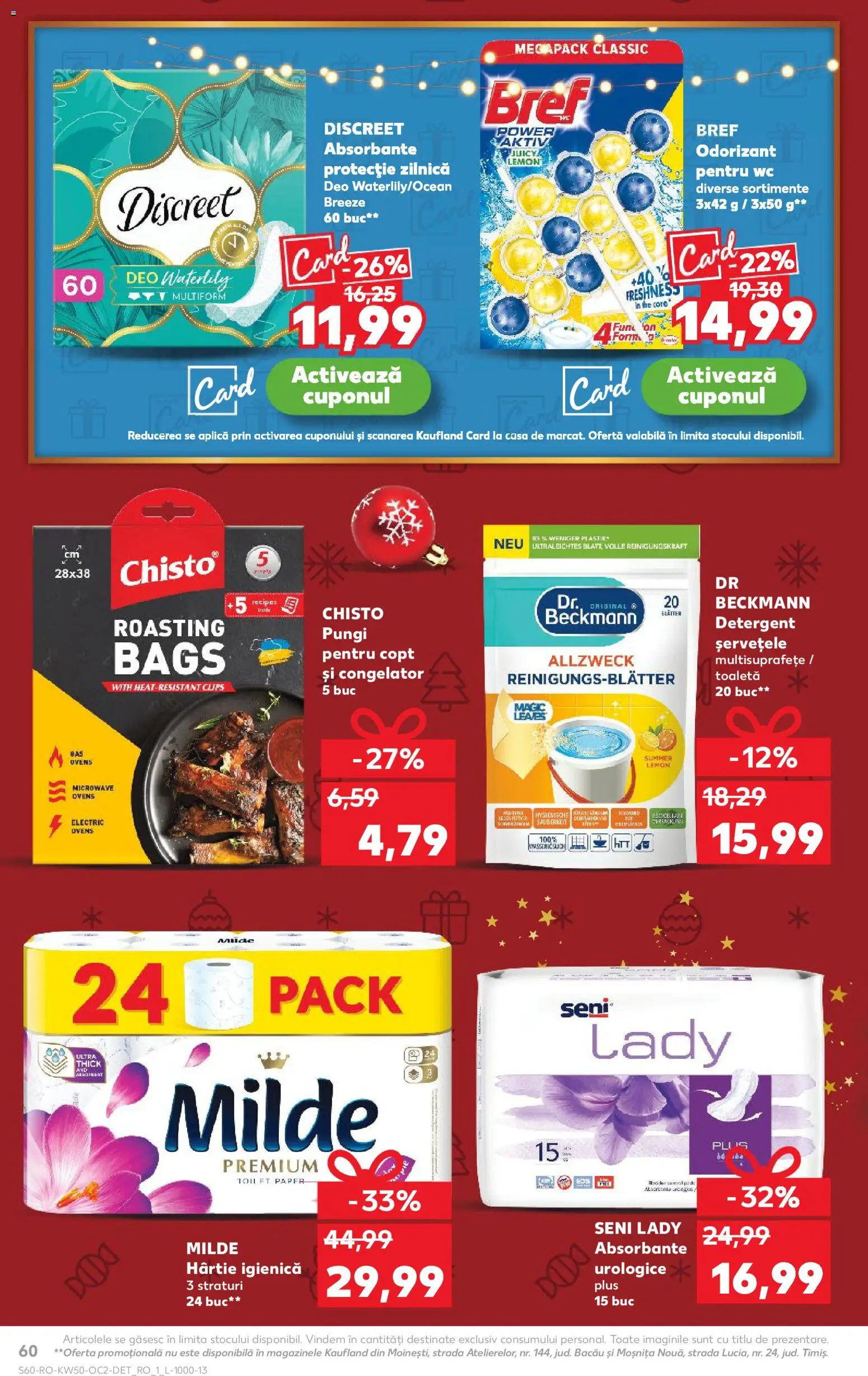 Catalog Kaufland 10 - 15 Decembrie 2025 | Pagina 60 | Produse: Congelator, Toaletă, Detergent, Absorbante