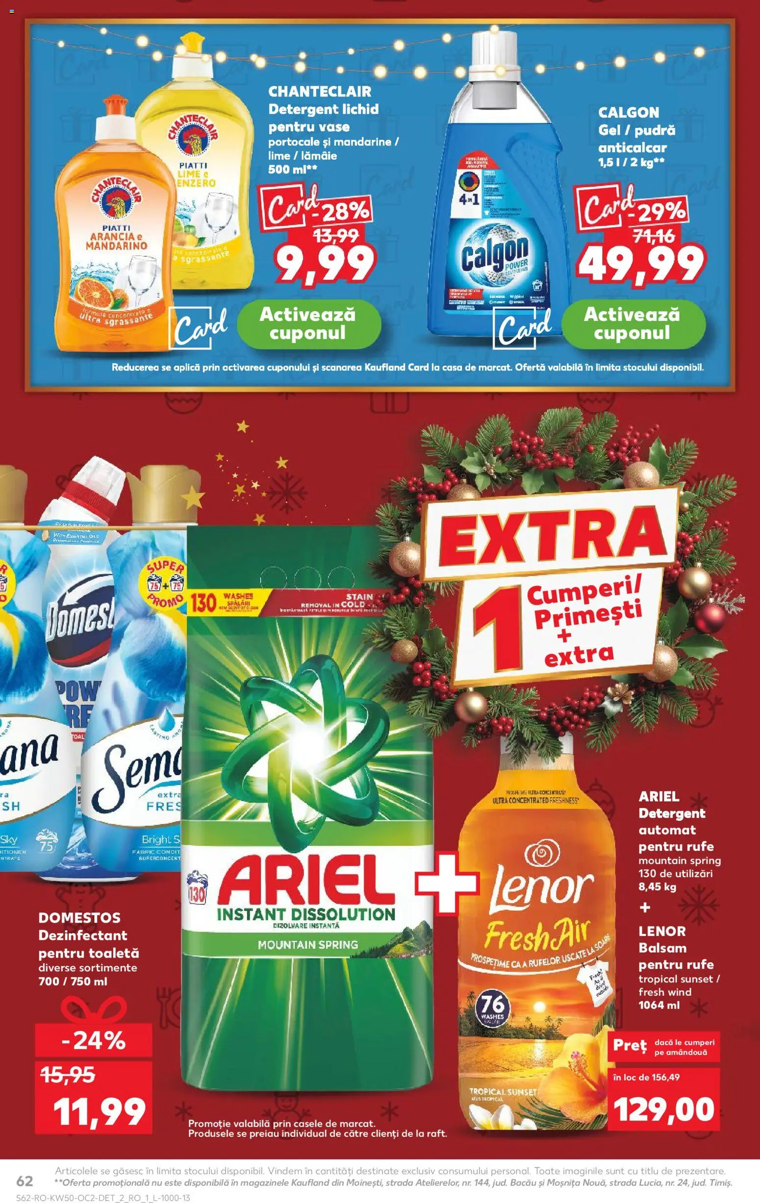 Catalog Kaufland 10 - 15 Decembrie 2025 | Pagina 62 | Produse: Lime, Kedi Ödül Oyuncakları, Yorgan, Detergent