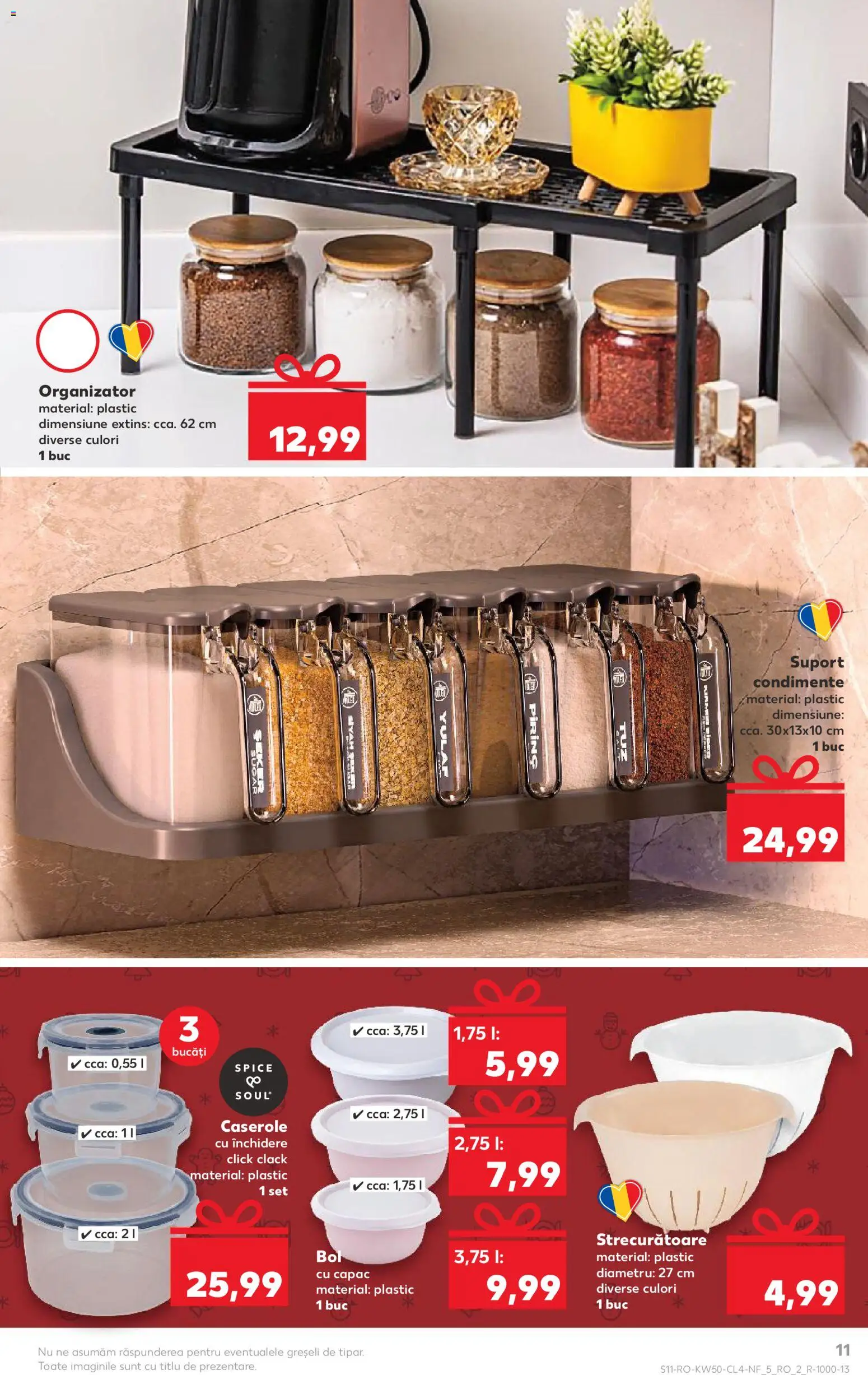 Catalog Kaufland 10 - 15 Decembrie 2025 | Pagina 11 | Produse: Caserole, Bol, Condimente